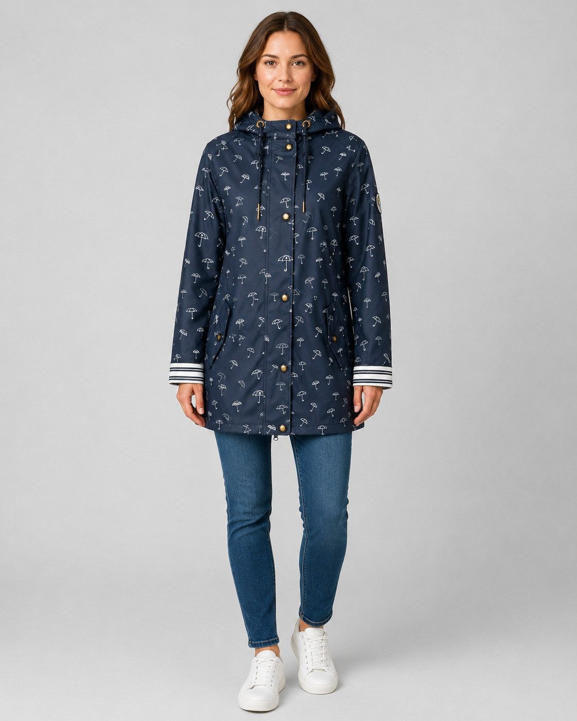ankerglut Regenjacke Friesennerz #ankerglutbucht Regenmantel, Longjacket auch in Großen Größen erhältlich – Bild 2 von 5