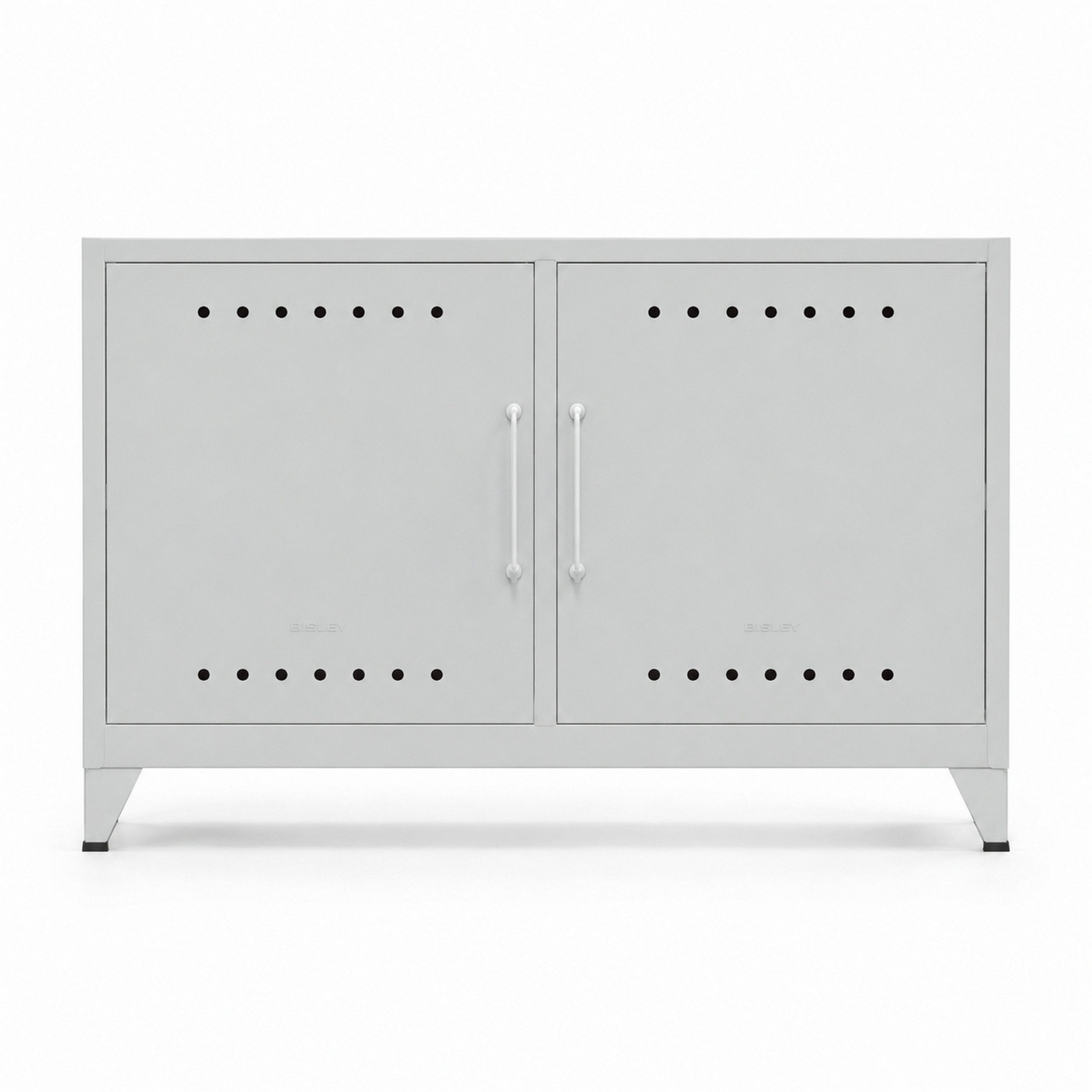 Bisley Sideboard Fern Cabby Sideboard, in Lichtgrau - Maße: H 73 x B 114 x T 40 cm