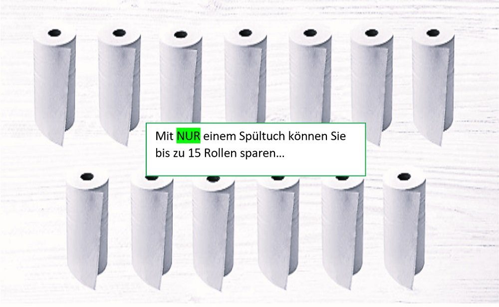 LK Trend & Style Spültuch Schwammtücher Sets Nachhaltig Geschirrtuch aus  Schweden, Bunt - 4er Set Auf dem Bauernhof