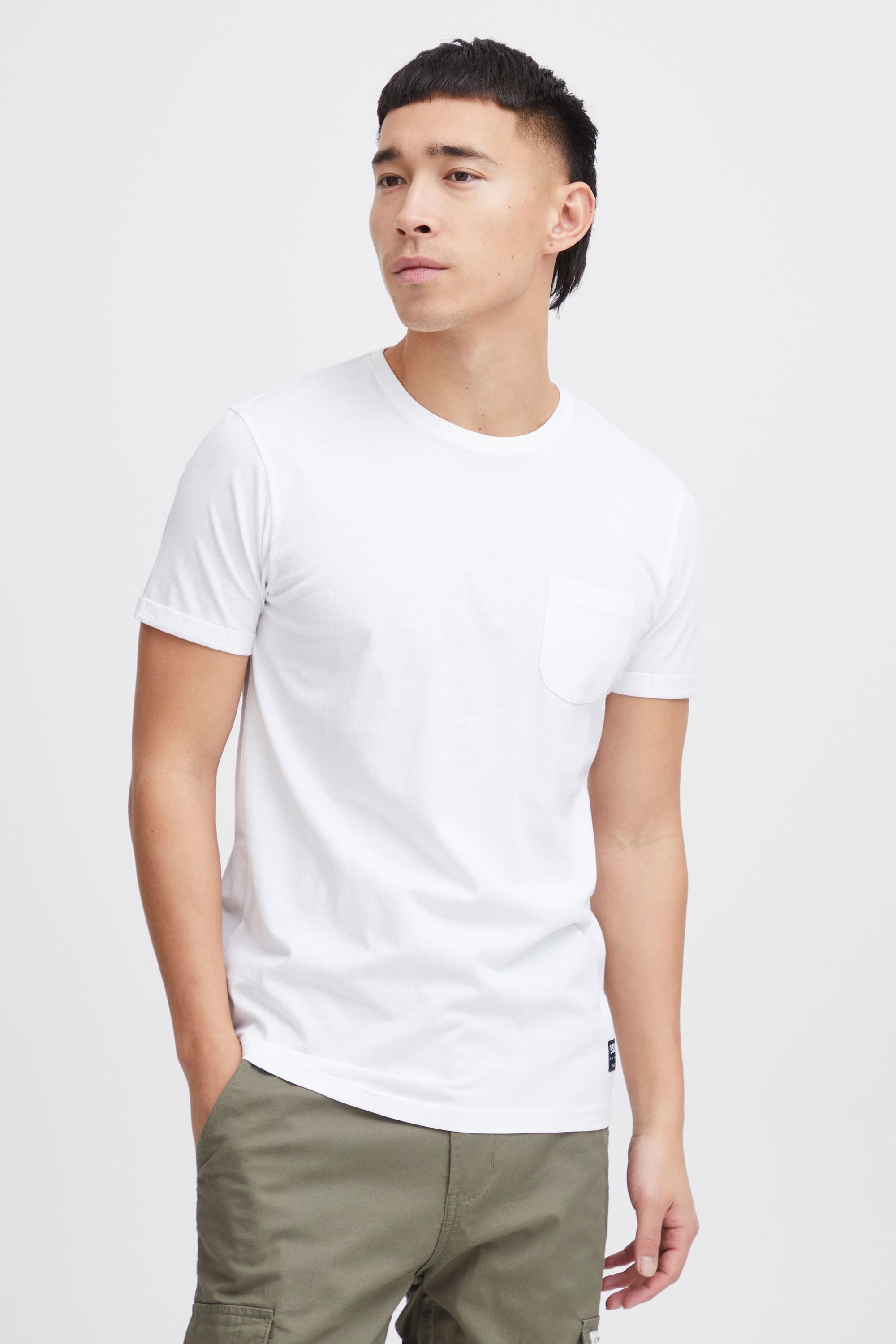 !Solid Rundhalsshirt SDBob Kurzarmshirt mit Brusttasche günstig online kaufen