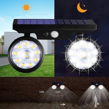 Home safety LED Solarleuchte 2Stk.24LED SpotStrahler Landschaftsbeleuchtung