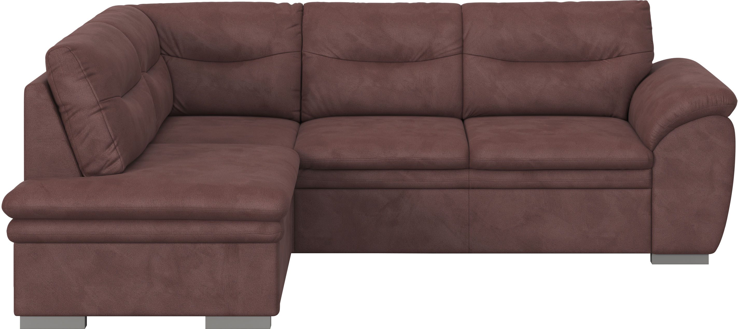 COTTA Ecksofa Leandra L-Form, wahlweise mit Bettfunktion & Bettkasten günstig online kaufen