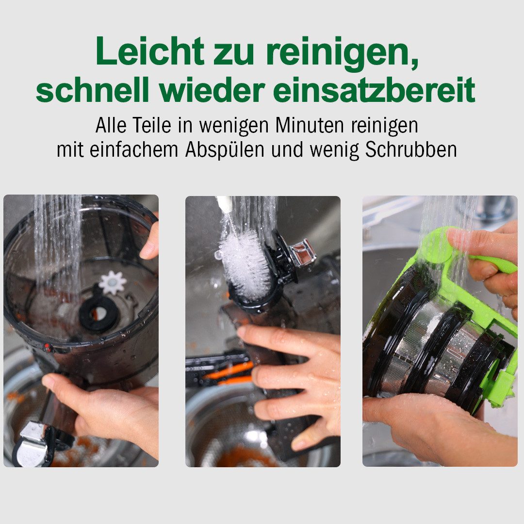 Kuvings Entsafter KUVINGS AUTO10S HANDS-FREE SLOW JUICER (KHS-2591CE), 200 W, 3.000-ml-Hopper – Bild 3 von 5