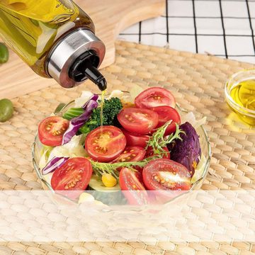 Lubgitsr Ölspender Öl Flaschen Essig Flasche, Olivenöl Ölspender aus Glas