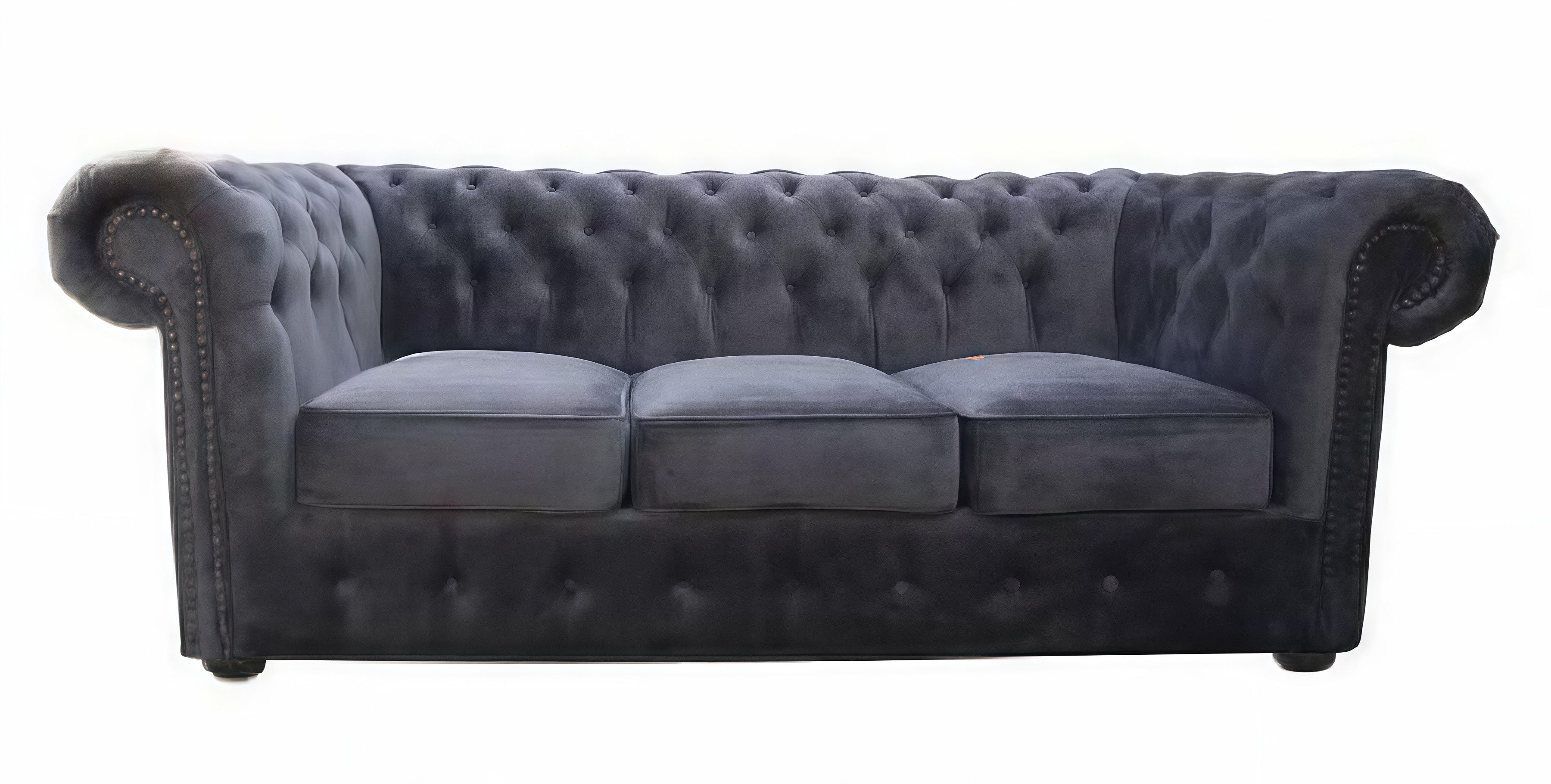 Xlmoebel Chesterfield-Sofa Schlafsofa im Chesterfield-Stil mit Bettfunktion aus Textil, Hergestellt in Europa
