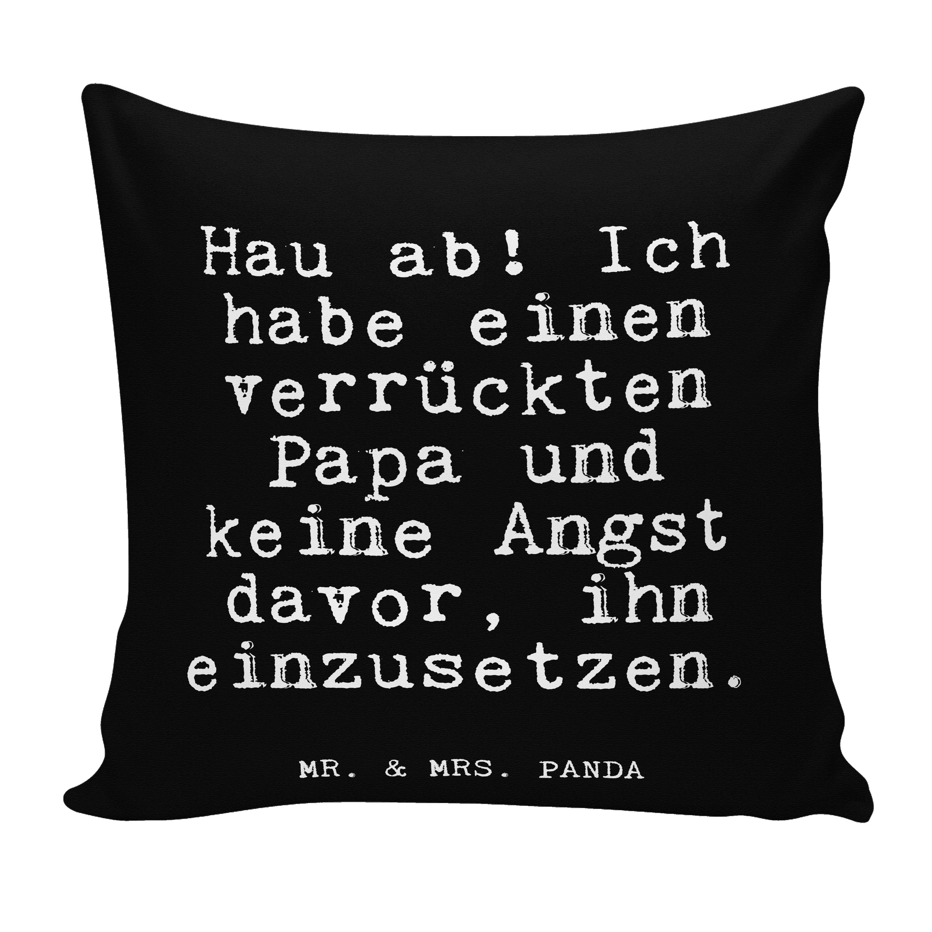 Mr. & Mrs. Panda Dekokissen »Hau ab! Ich habe... Schwarz Geschenk