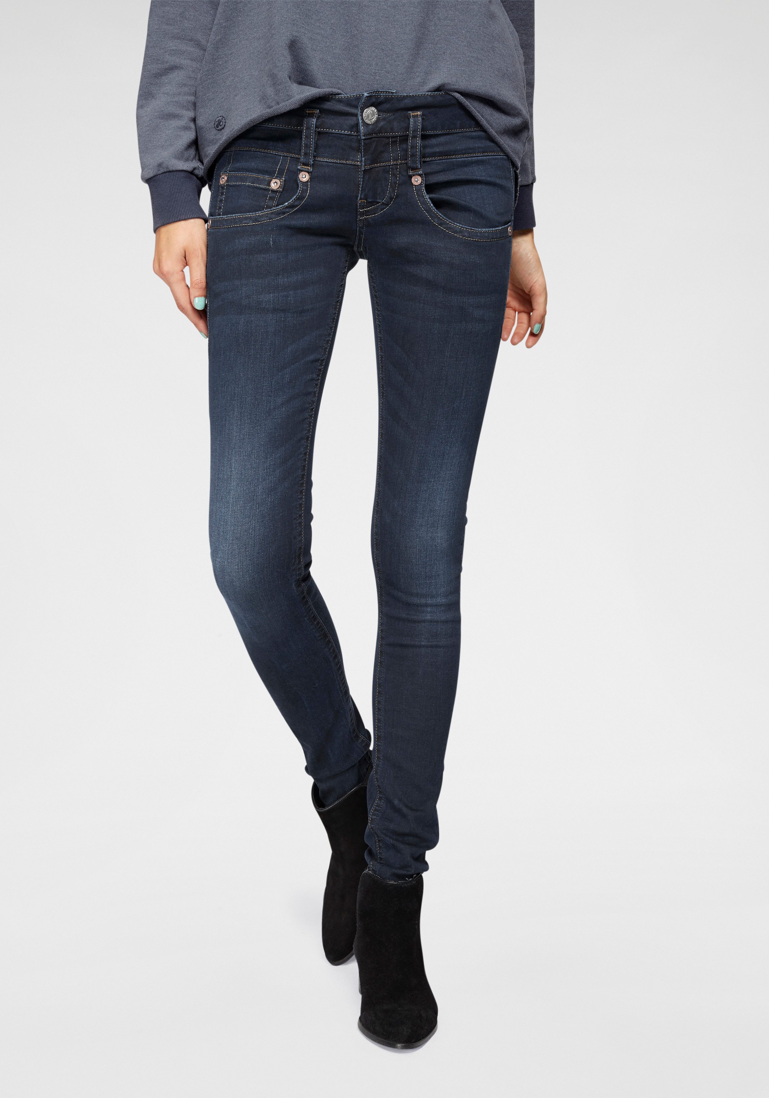 Herrlicher Slim-fit-Jeans Pitch Slim Denim aus Stretch-Denim