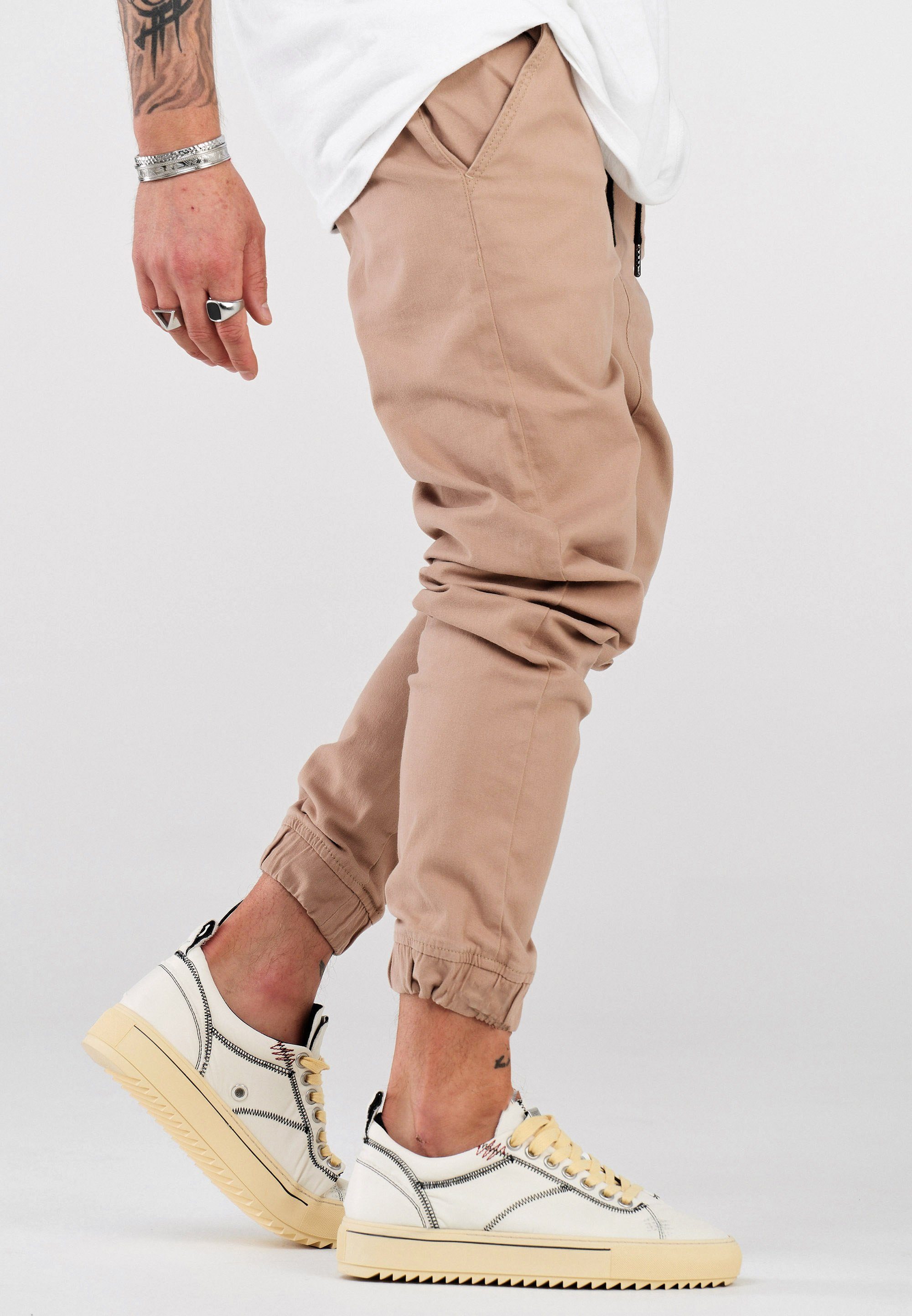 Beige im SOULSTAR MPNOWRA Chinohose Jogger-Stil