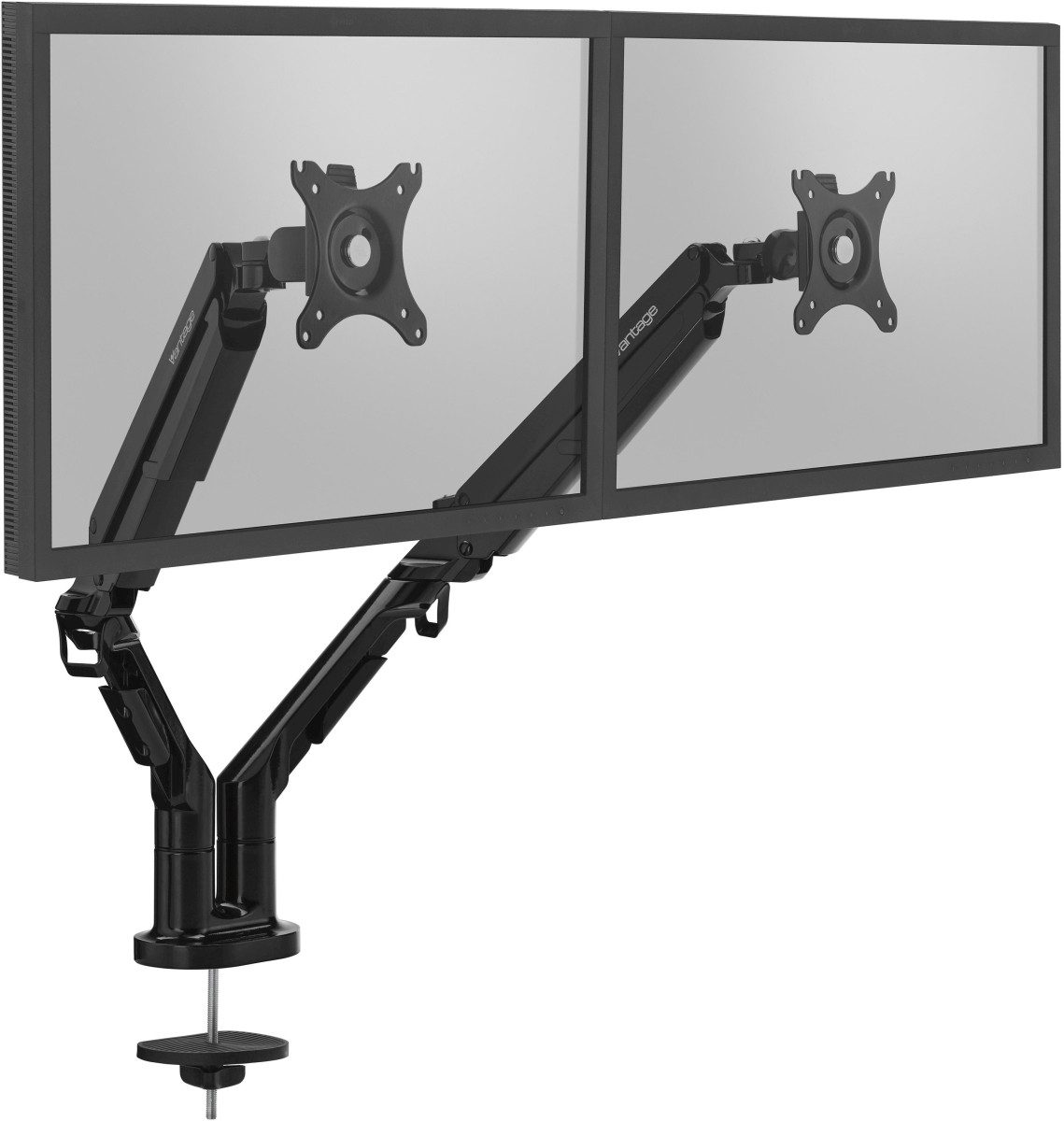 NOVUS Monitor-Halterung Monitorarm Premium duo schwarz