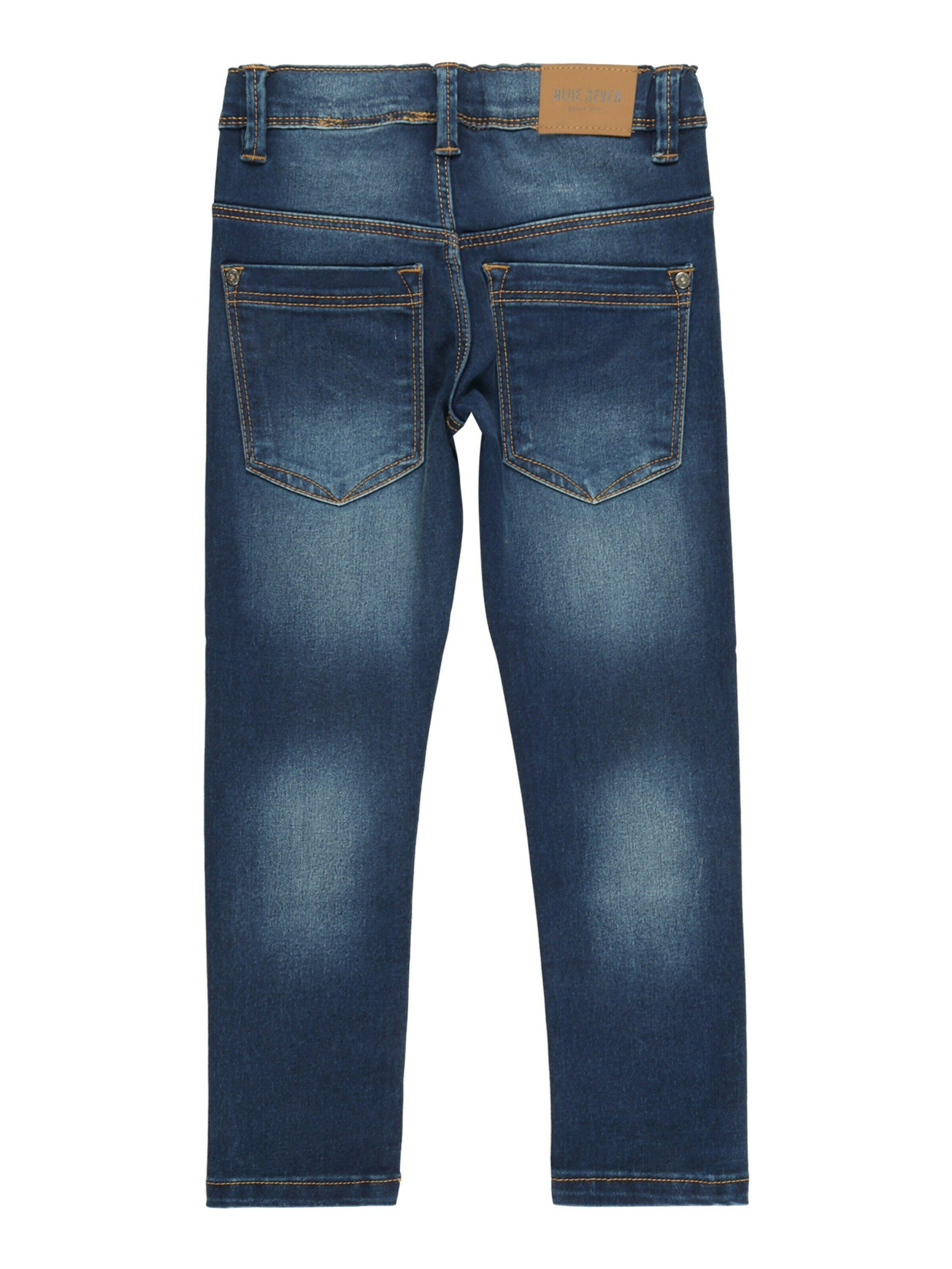 Blue Detail Regular-fit-Jeans Weiteres Seven (1-tlg)