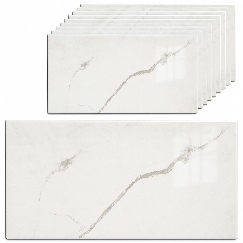 HOOZ Wandpaneel Selbstklebende Стінові панелі 10er Set 30x60 cm – Wandverkleidung modern, BxL: 60x30 cm, 0,18 qm, (Set, 10-tlg) Schutzfolie abziehen, Paneel aufkleben und andrücken