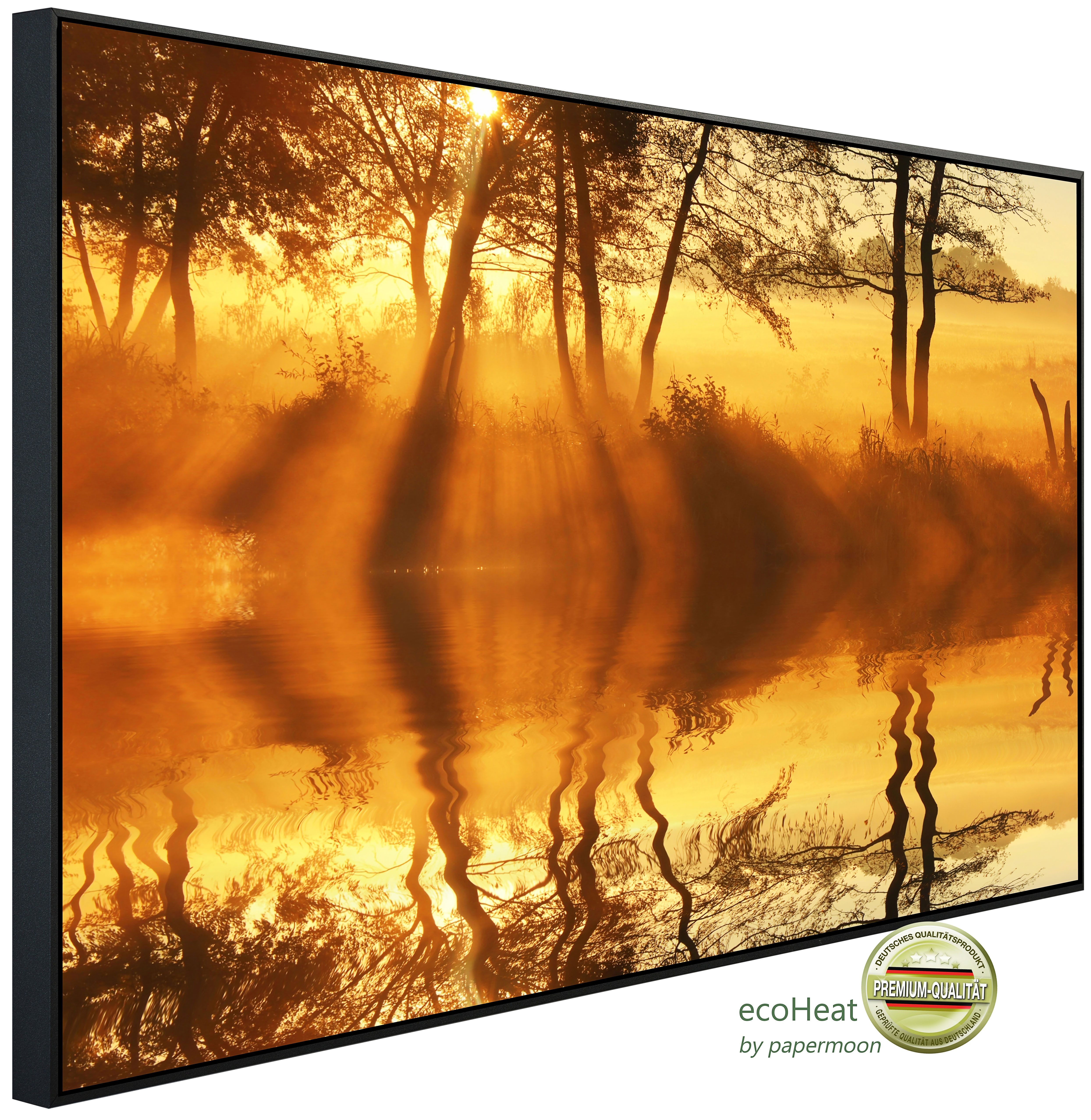 Papermoon Infrarotheizung INFRAROT-BILD-HEIZUNG, Sonnenuntergang, TÜV-Rheinland/GS zertifiziert, angenehme Strahlungswärme