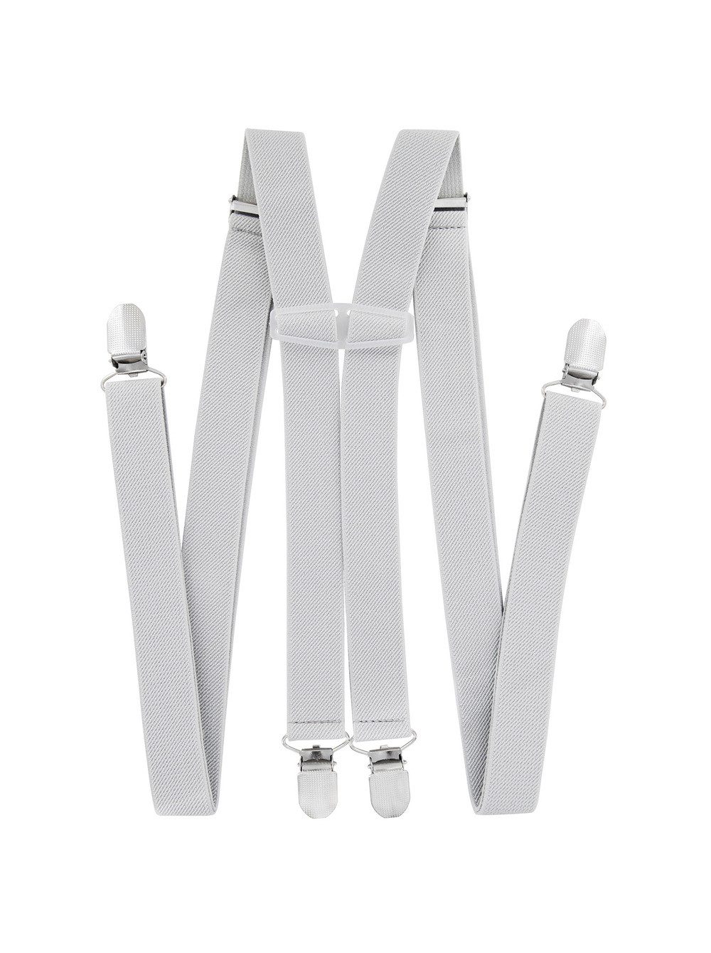 axy Hosenträger Herren Hosenträger 4 Stabile Clips H-Form 2,5cm Breit verstellbar und elastisch 120cm Lang