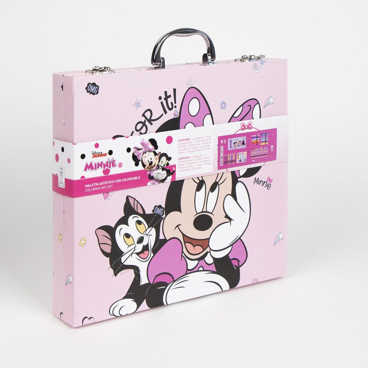 Disney Minnie Mouse Farbkasten Kinder Malkoffer Kreativkoffer Malset Beschäftigung