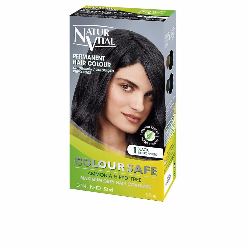 Naturaleza Y Vida Mascara Coloursafe Permanent Black Color 1 150ml
