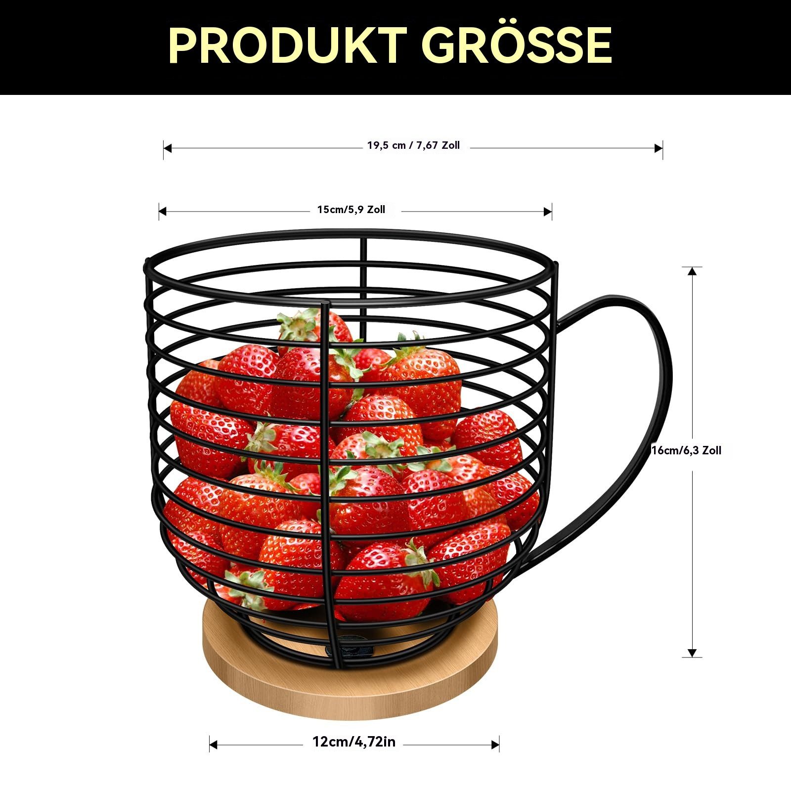 Agger Kapselhalter Aufbewahrung für Kaffeekapseln, Kapselhalter,17 x 16 x 16cm, Kaffee-Organizer für Arbeitsplatte und Kaffeebar,Aufbewahrungskorb – Bild 3 von 5