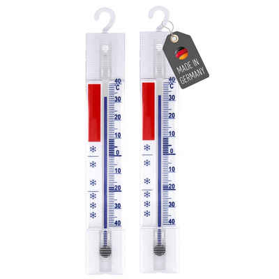Lantelme Kühlschrankthermometer Kühlschrankthermometer, Gefrierschrankthermometer, 2-tlg., mit Öse oder zum kleben
