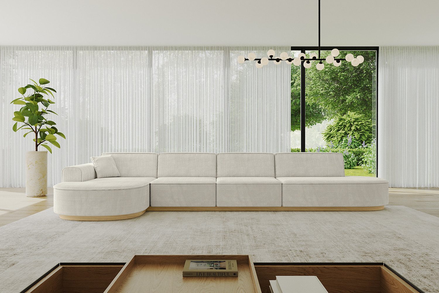 ALTDECOR Ecksofa MARI-L3-v2, Sofa Praktische Bequeme Funktionsecke Couch L-Form Eckcouch, Corner Sofa L-Form Vielseitige Sofa Wohnlandschaft Wohnzimmer