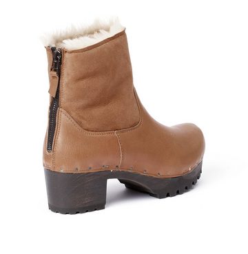 Softclox IRIS Washed Nappa/DF Velour camel Stiefelette