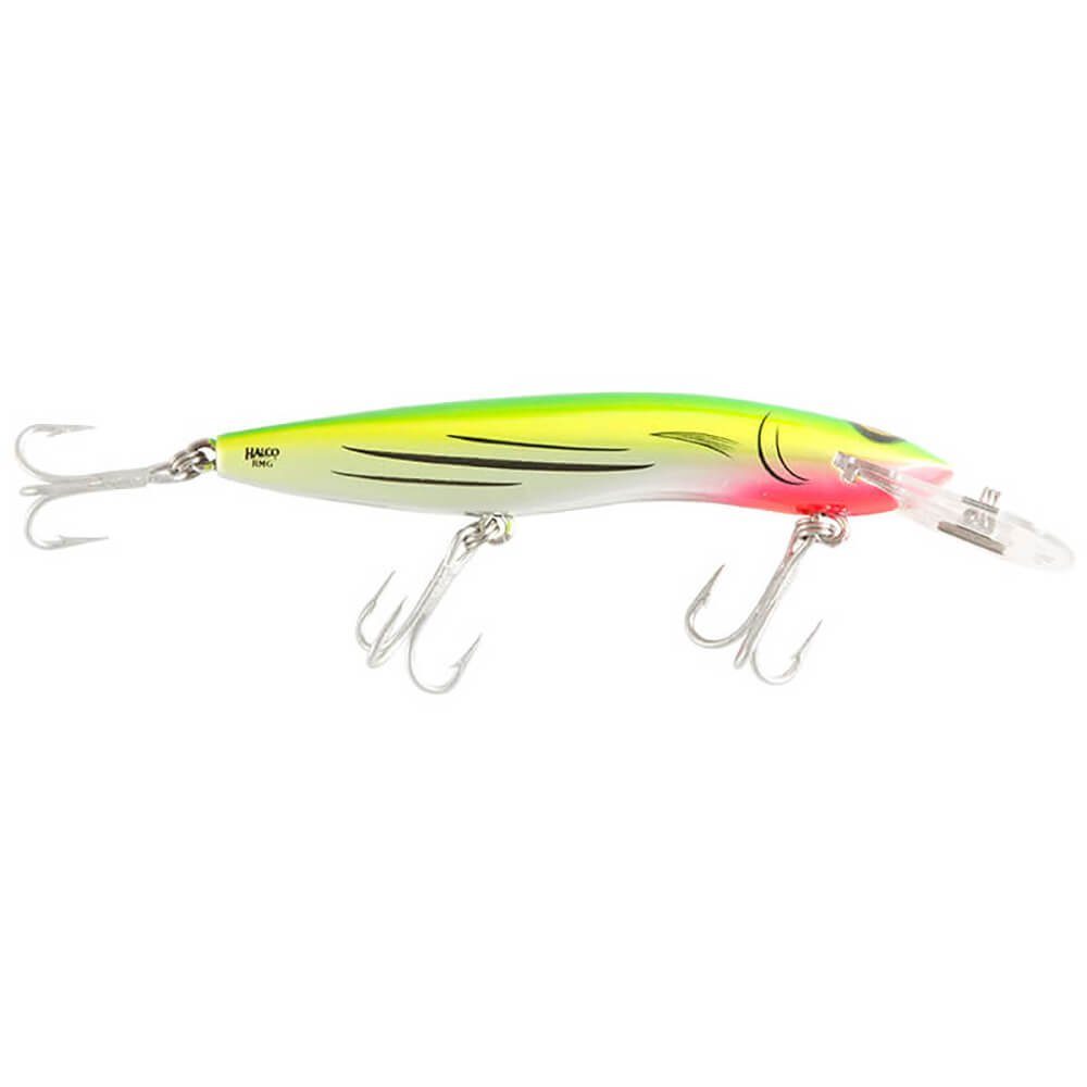 Halco Fishing Kunstköder Halco Wobbler Sorcerer H81 Liquid Lime, (1-St)