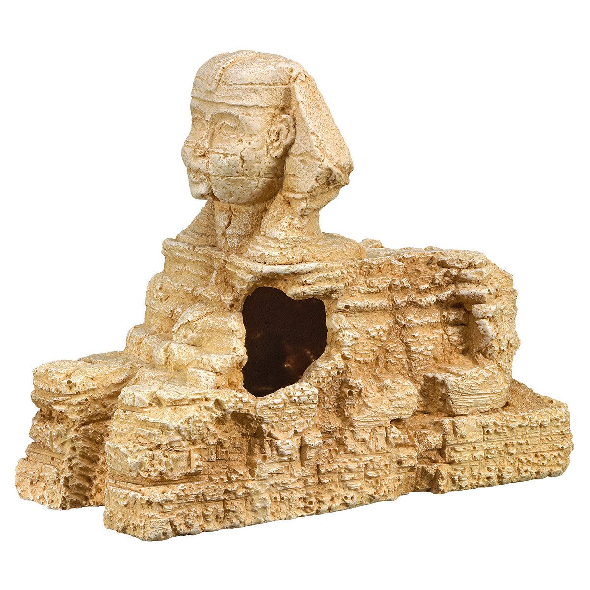 Aquariendeko Aquariendekoration Sphinx naturfarben