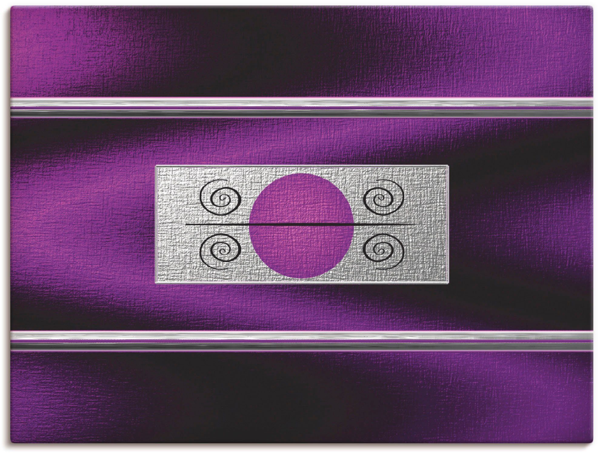 Artland Leinwandbild Abstrakt I, Muster (1 St), auf Holzrahmen gespannt