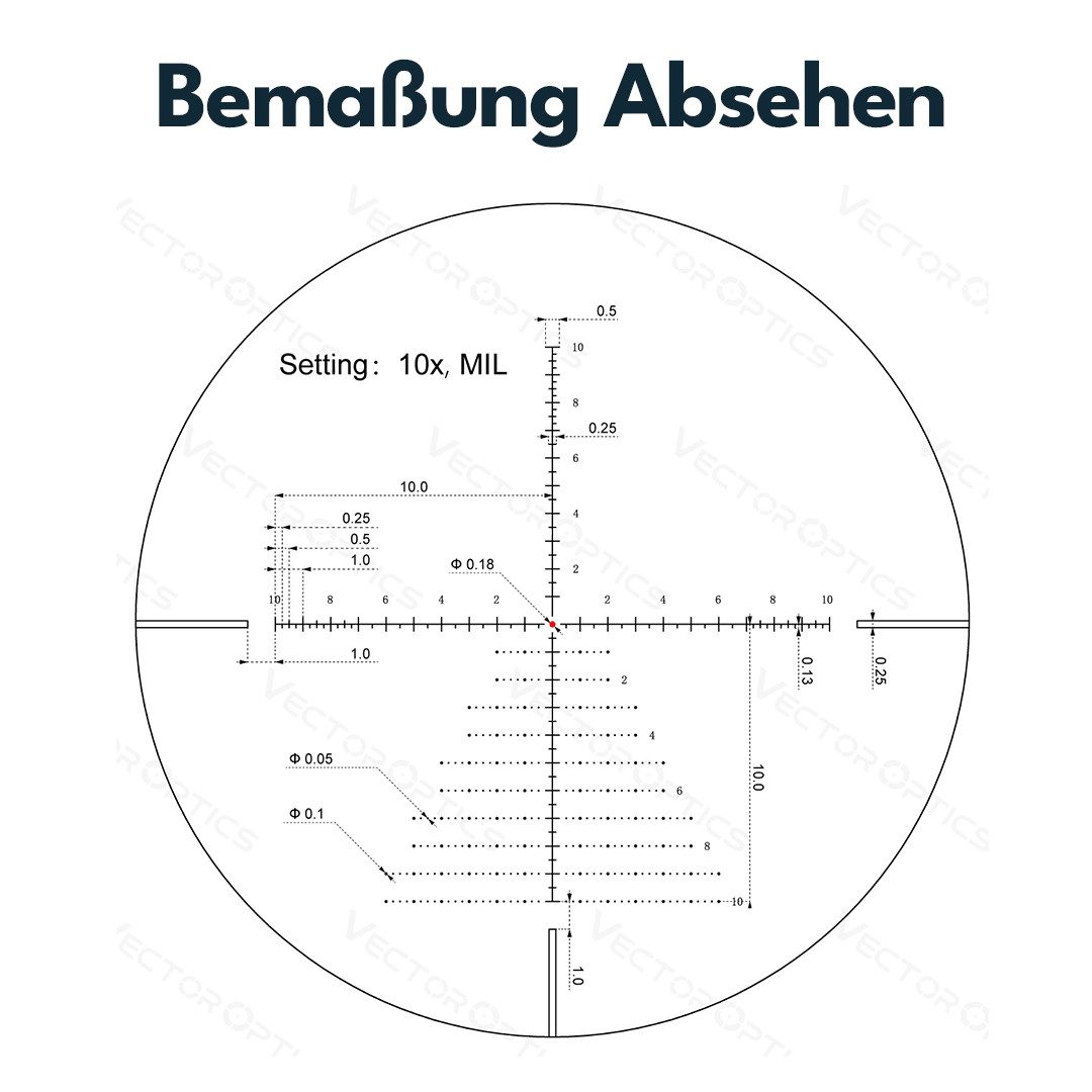 Vector Optics Vector Optics SCOM-40 Veyron 3-12x44IR Zielfernrohr (Ideal für Jagd, Sport und Airsoft)