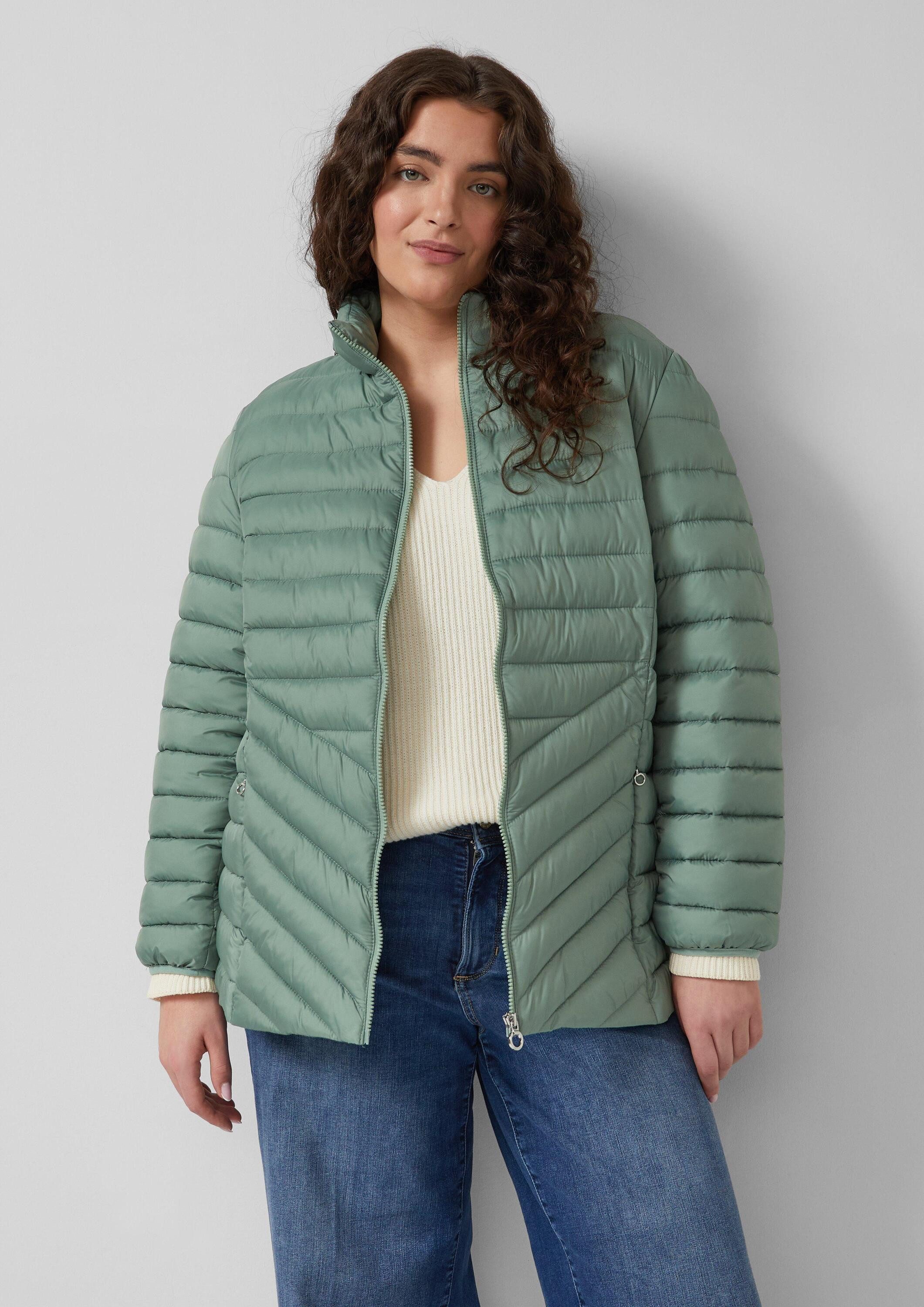 s.Oliver Funktionsjacke Outdoor-Jacke Leichte Steppjacke mit Pack-Funktion