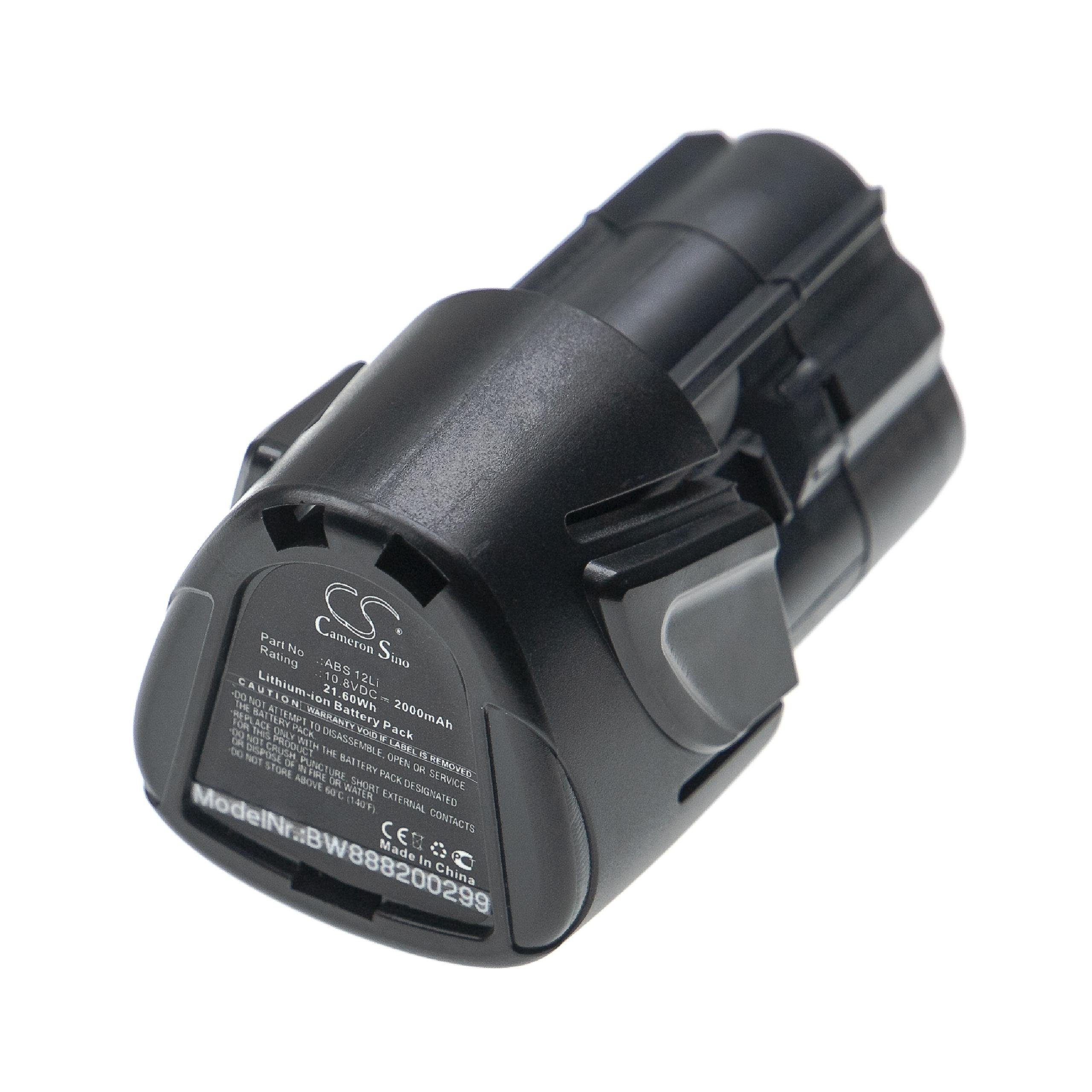 Ersatz für Lux Tools ABS 12Li für Elektrowerkzeug (2000 mAh, 10,8 V, Akku