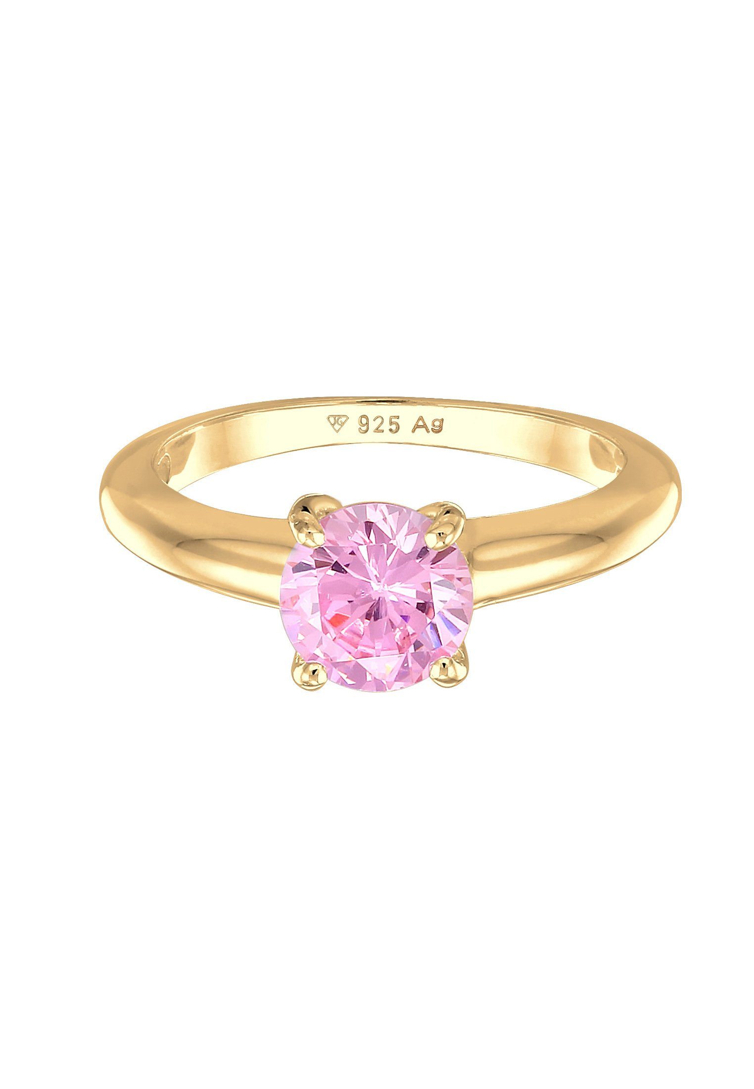 Elli Fingerring Solitär Klassisch Zirkonia Verlobung günstig online kaufen