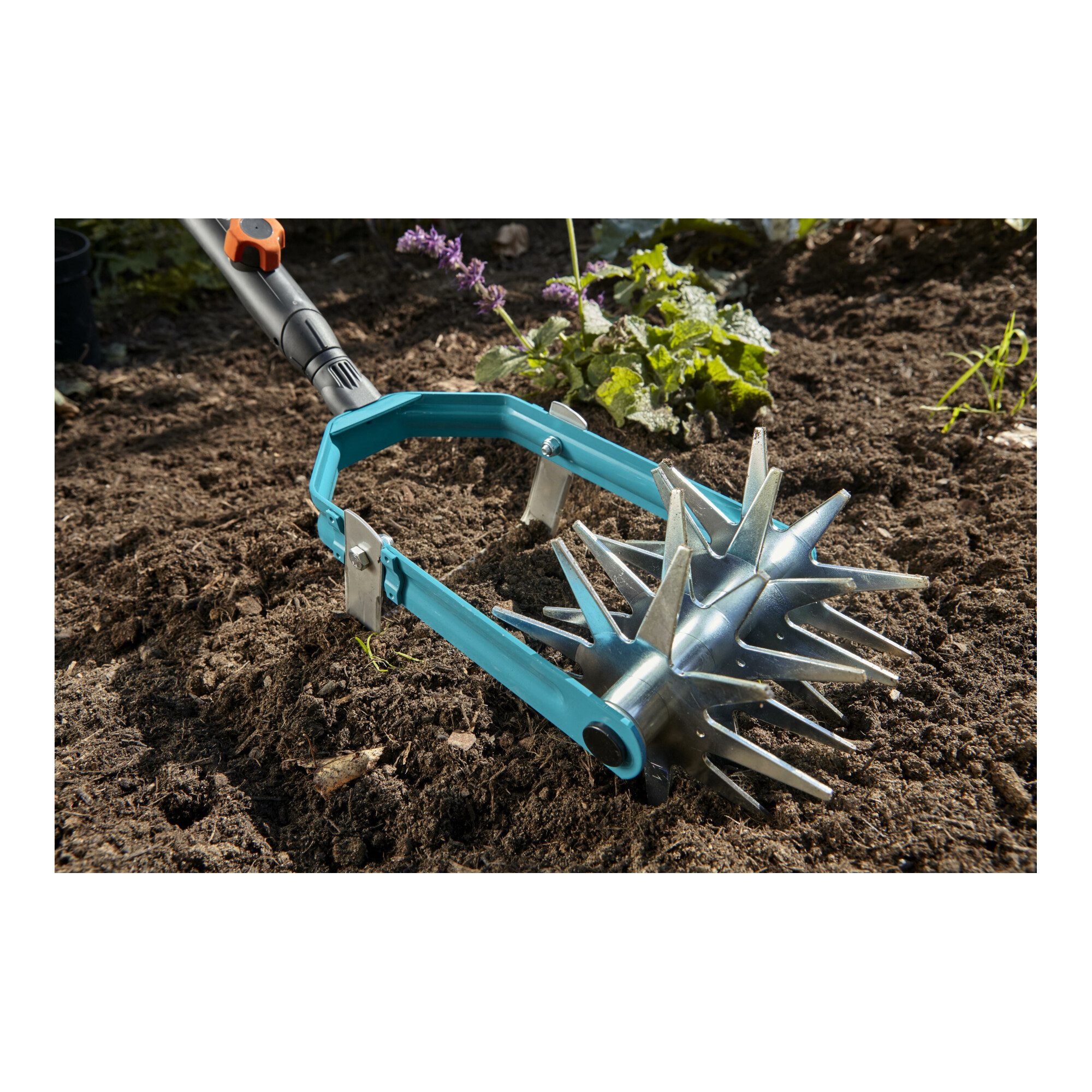 GARDENA Unkrauthacke GARDENA combisystem-Sternfräse mit Jätemesser, 14 cm breit
