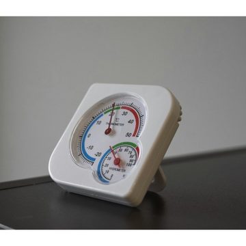 ISO TRADE Raumthermostat Hygrometer, max. 12 V, elektronisch, (Luftfeuchtigkeit, 1-St., Luftfeuchtigkeit), Messgerät Kombigerät