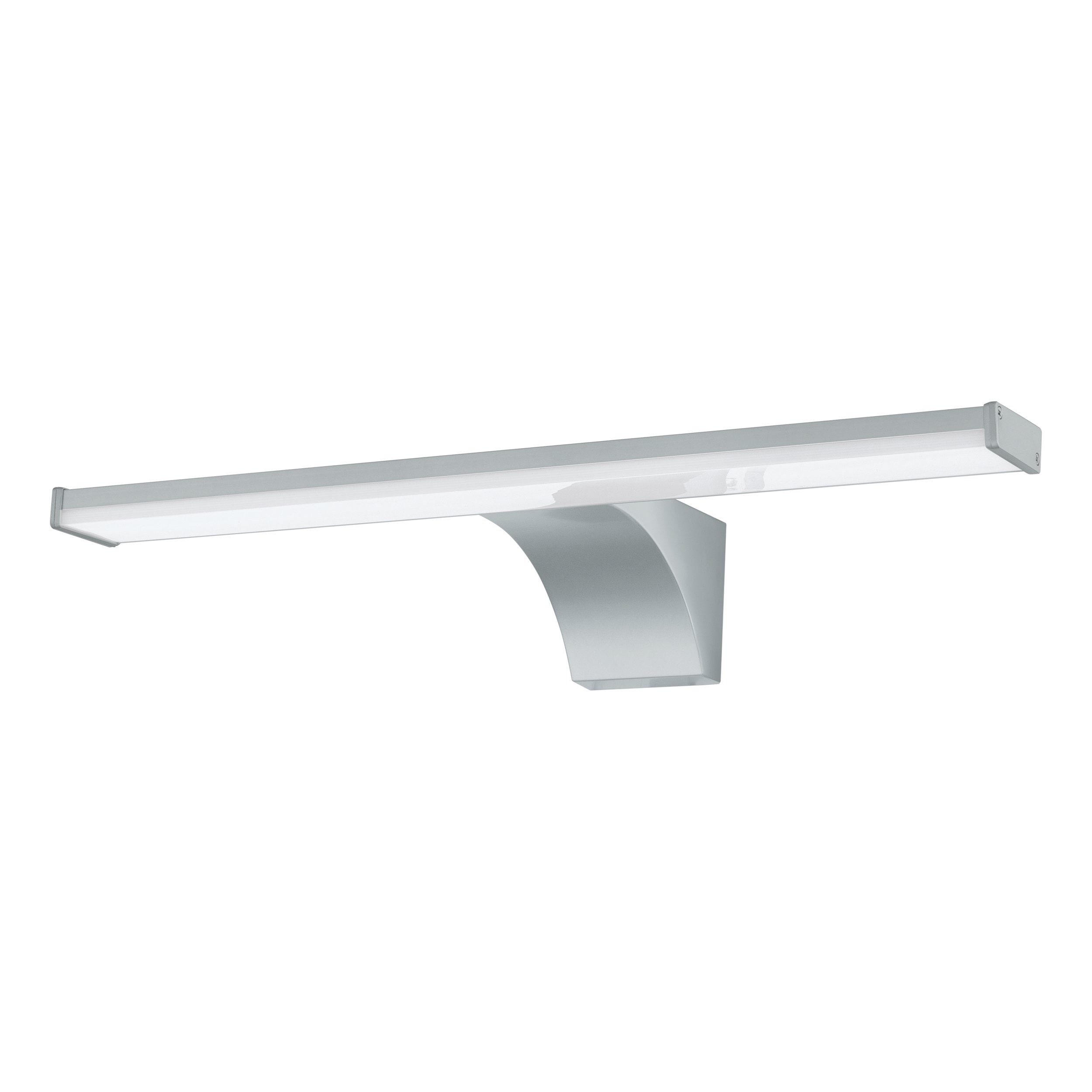 EGLO LED Spiegelleuchte Pandella 2, Leuchtmittel inklusive, Wand-/Deckenleuchte - L40 x H7,5 x AL15cm - silber, chrom - 7,4W inkl.