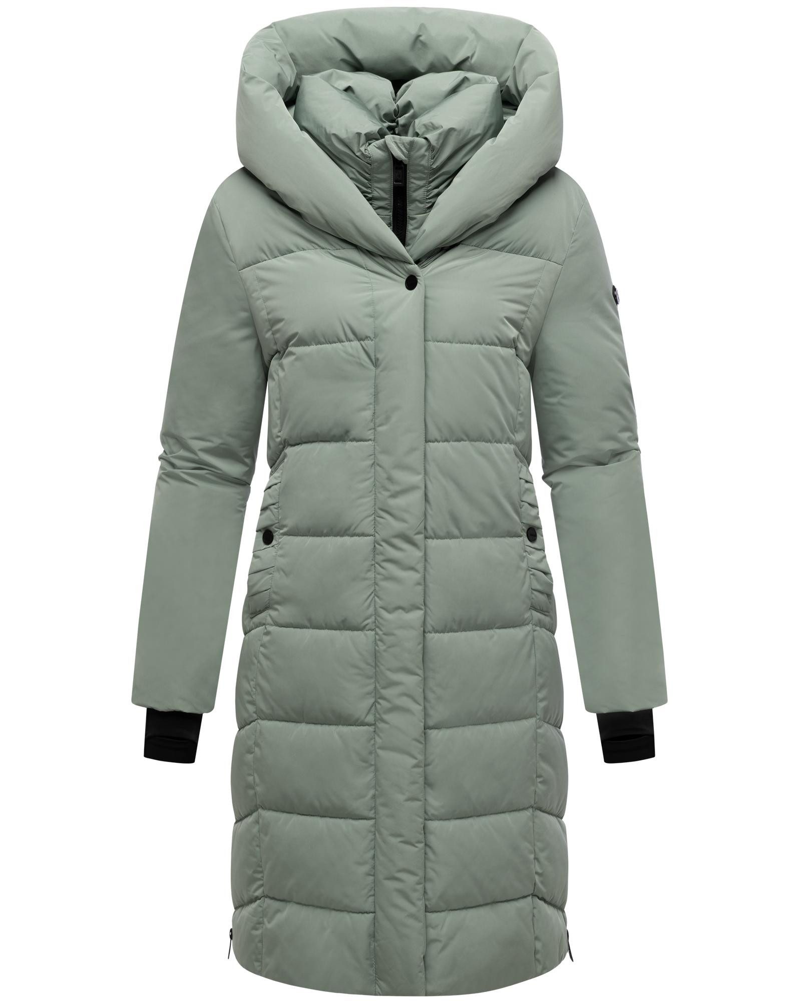 Navahoo Steppmantel Laubzauber 14 gesteppter Damen Wintermantel mit abnehmbarem Kragen-Einsatz