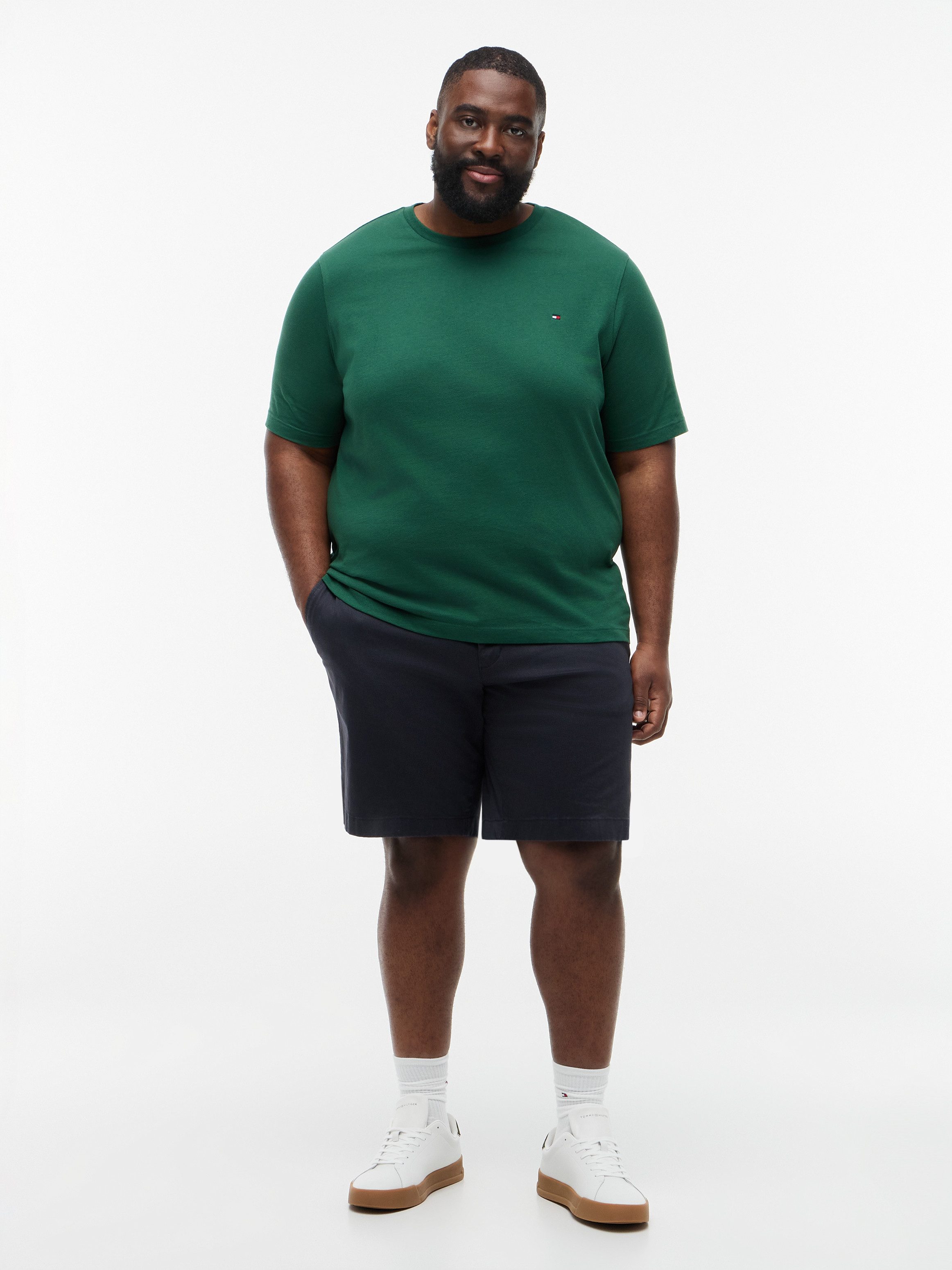 Tommy Hilfiger Big & Tall T-Shirt BT-ESS SEASONAL REGULAR SOLID Große Größen – Bild 4 von 5