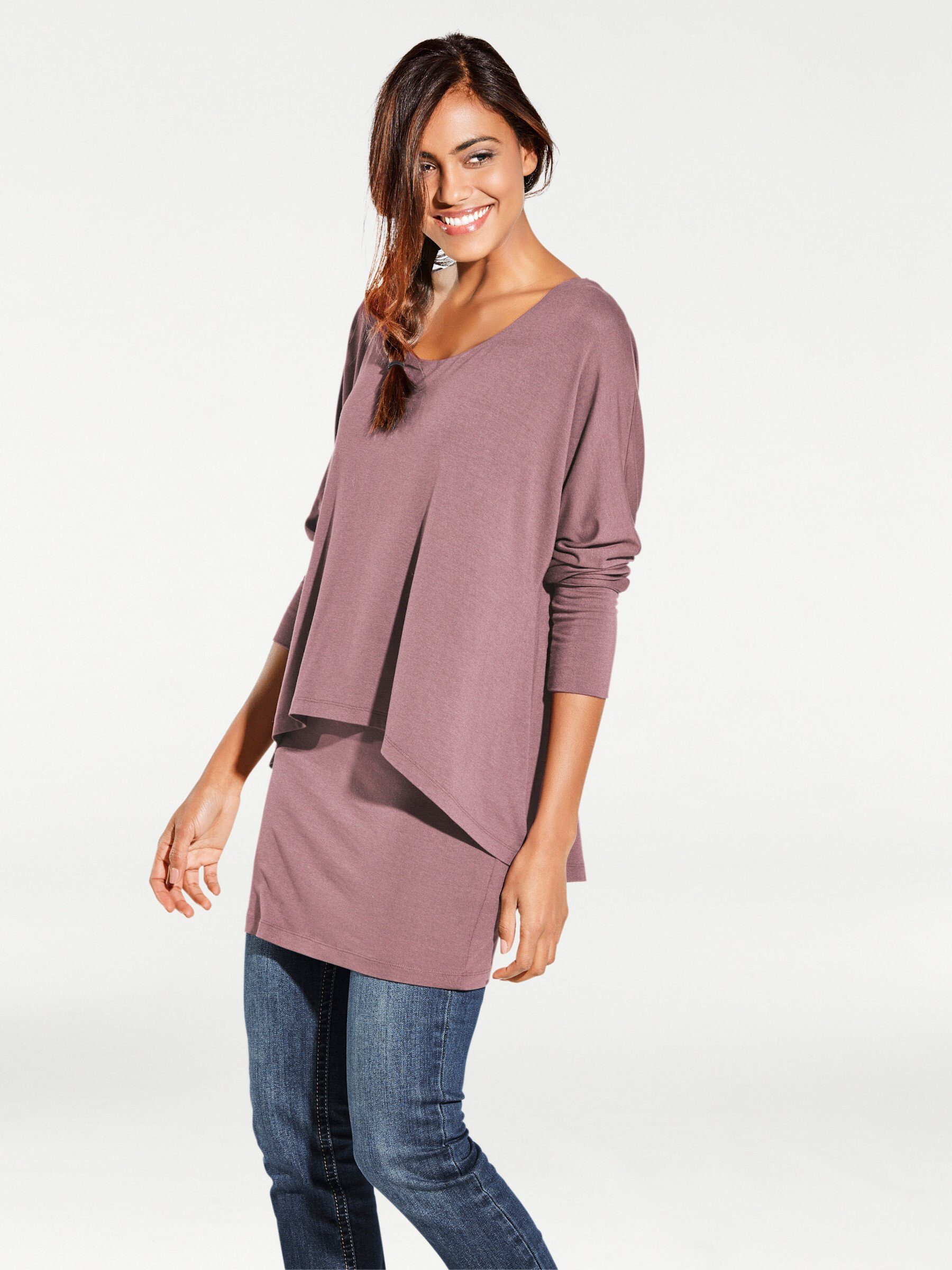 heine T-Shirt Rundhals-Shirt