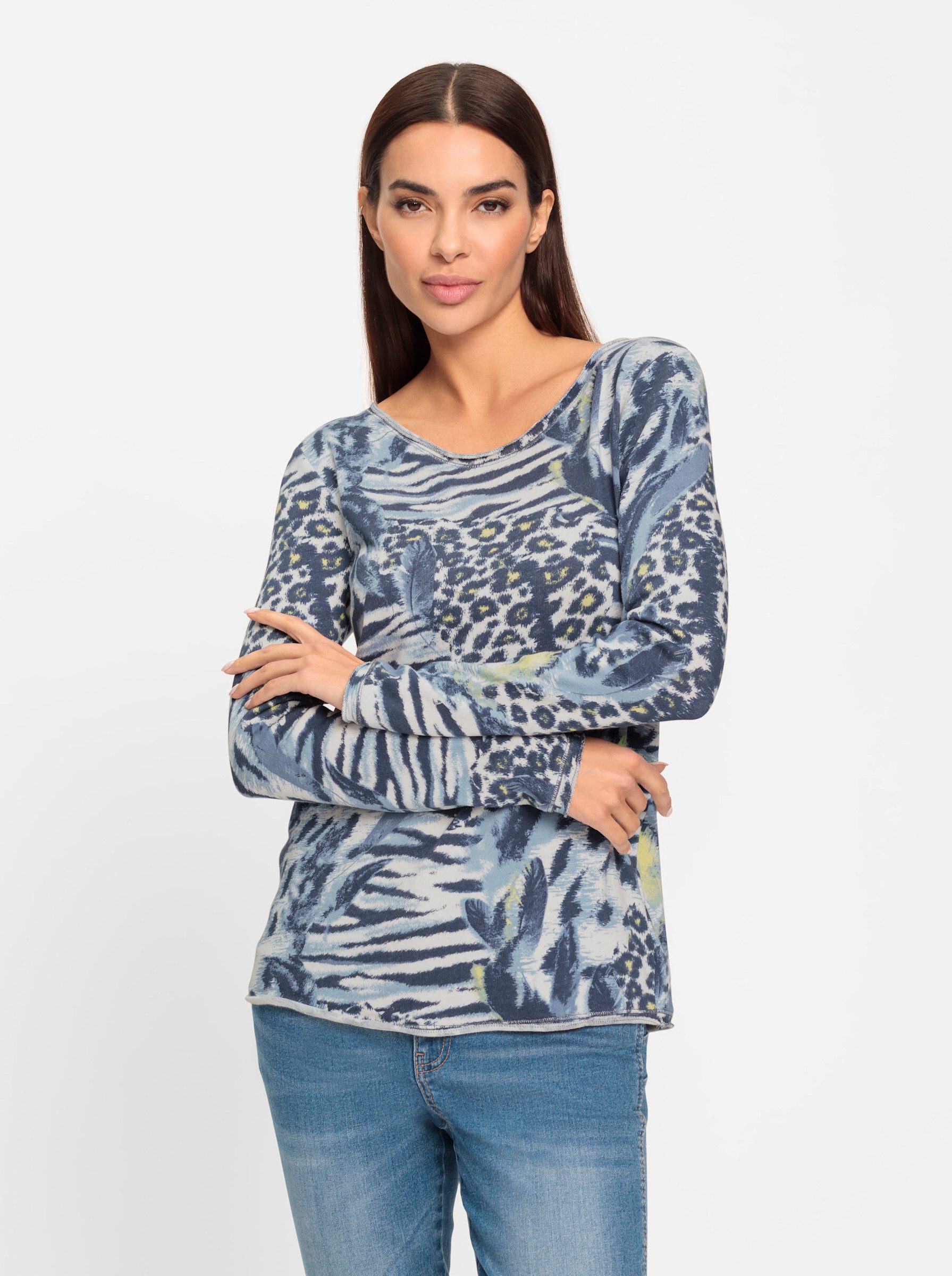 heine T-Shirt Druck-Shirt Langarm günstig online kaufen