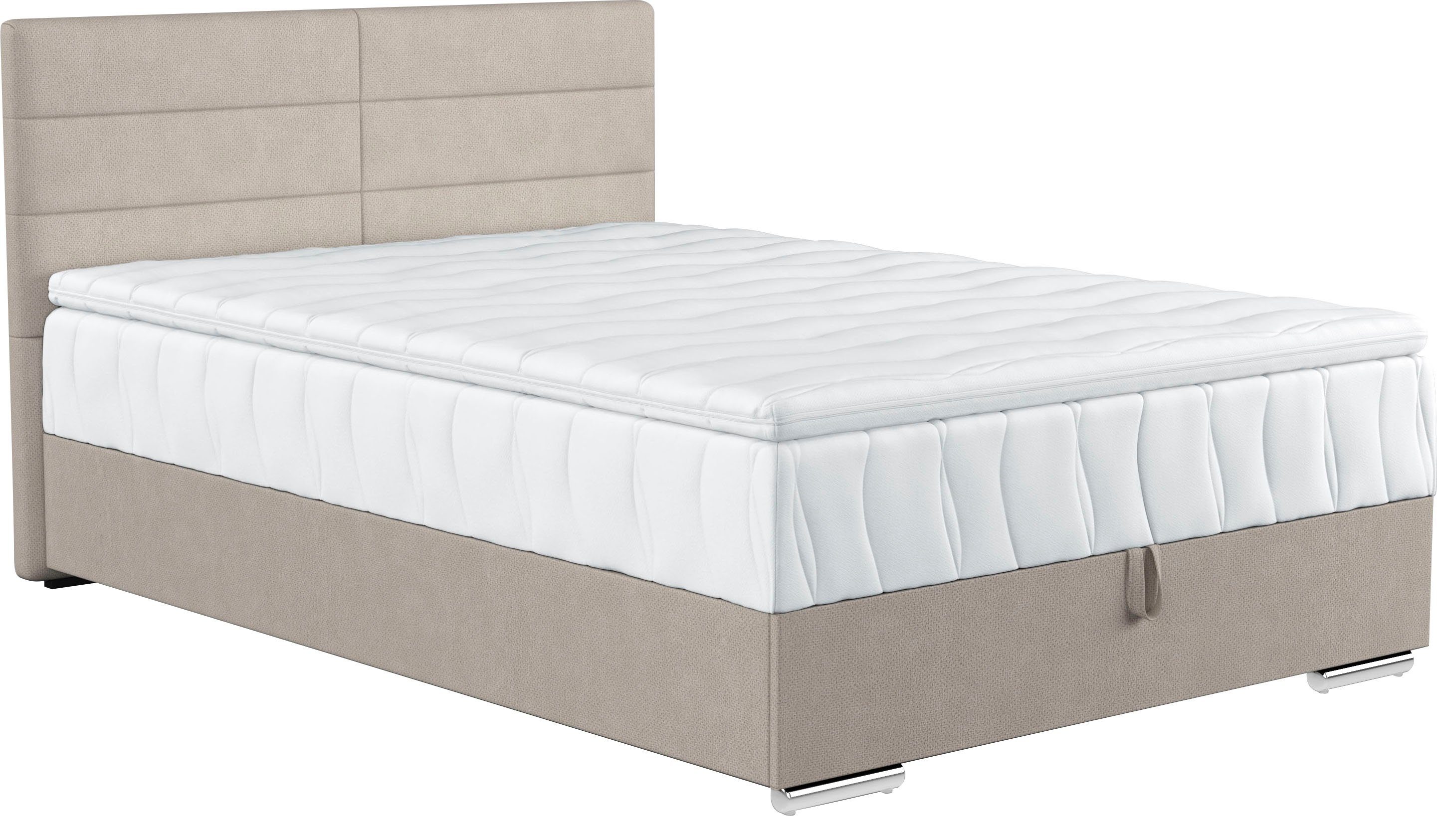COTTA Boxbett Tom mit Bettkasten, Topper und Zierkissen, Bestseller, Unser Dauertiefpreis