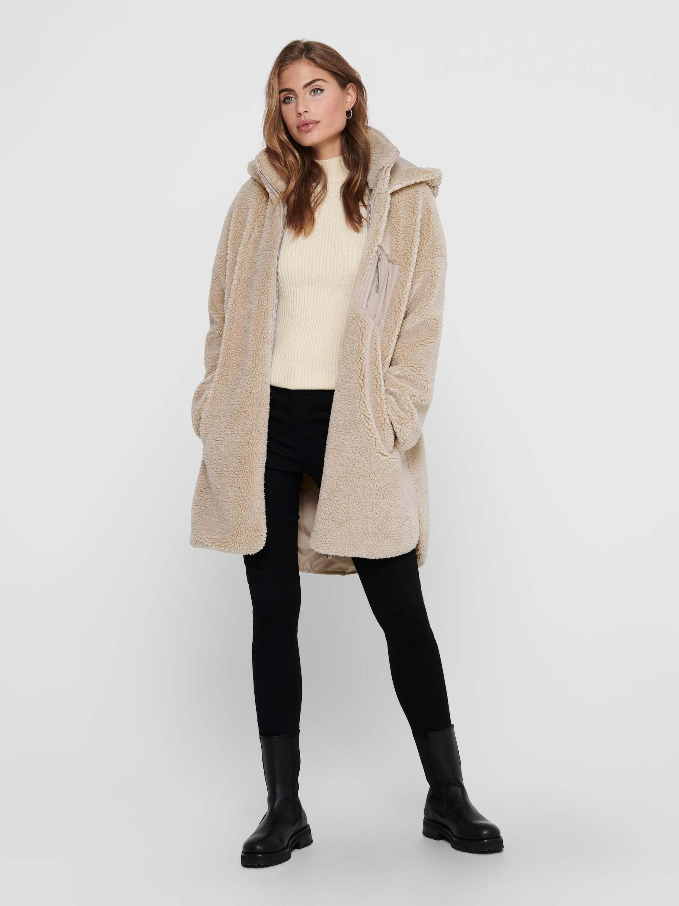 ONLY Kurzmantel ONLSascha (1-tlg) Plain/ohne Details