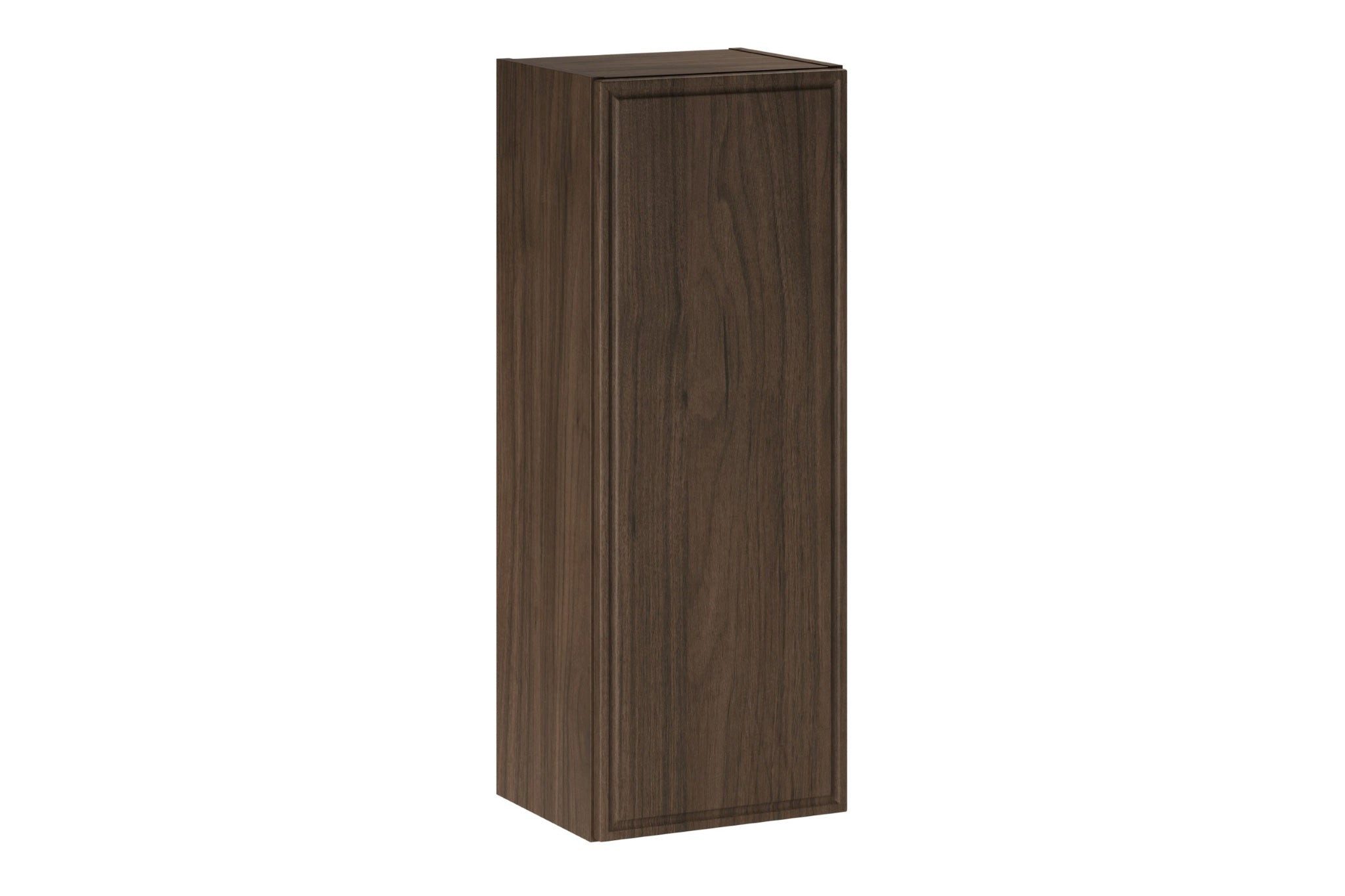 ROYAL24_MARKT Hochschrank Badezimmer-Halbhochschrank Terrana Walnuss Villa 30×80×18,5 cm