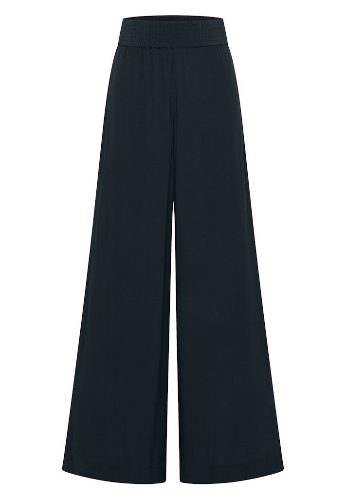 CECIL 3/4-Hose Cecil / Da.Casual-Hose / EOS_Wide Leg Crepe Viscose Sol