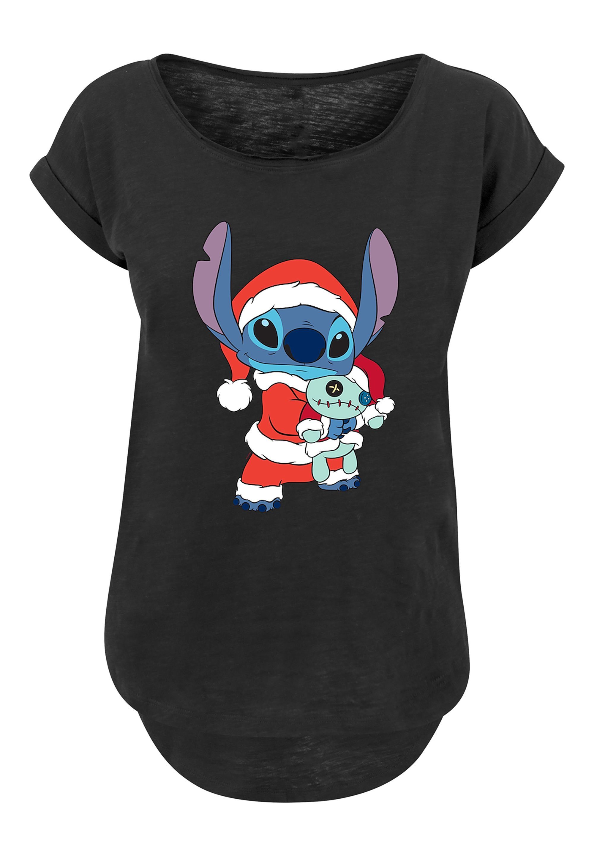 F4NT4STIC T-Shirt Disney Lilo & Print Stitch schwarz Weihnachten