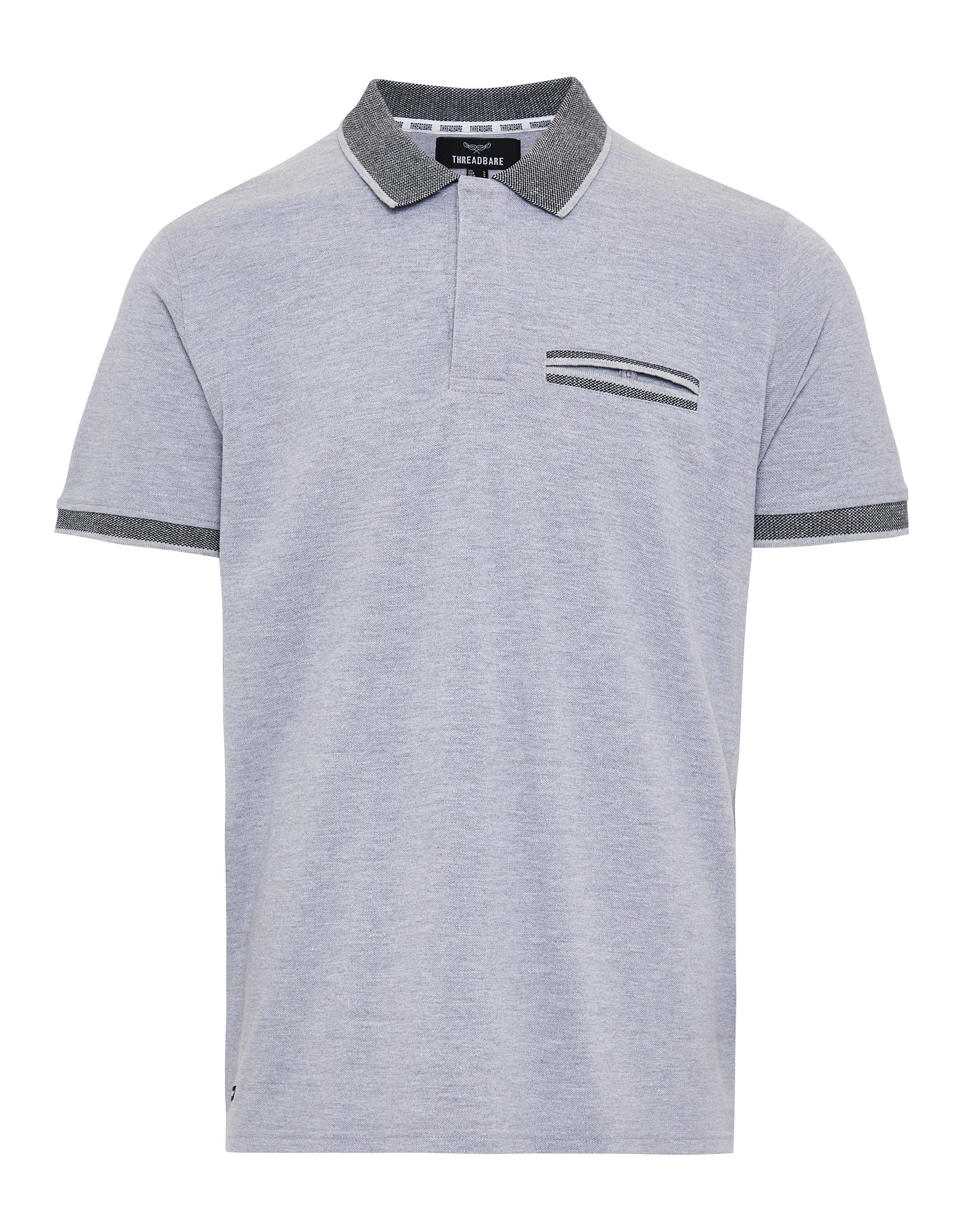 Threadbare Poloshirt THB Polo Mansfield mit Brusttasche