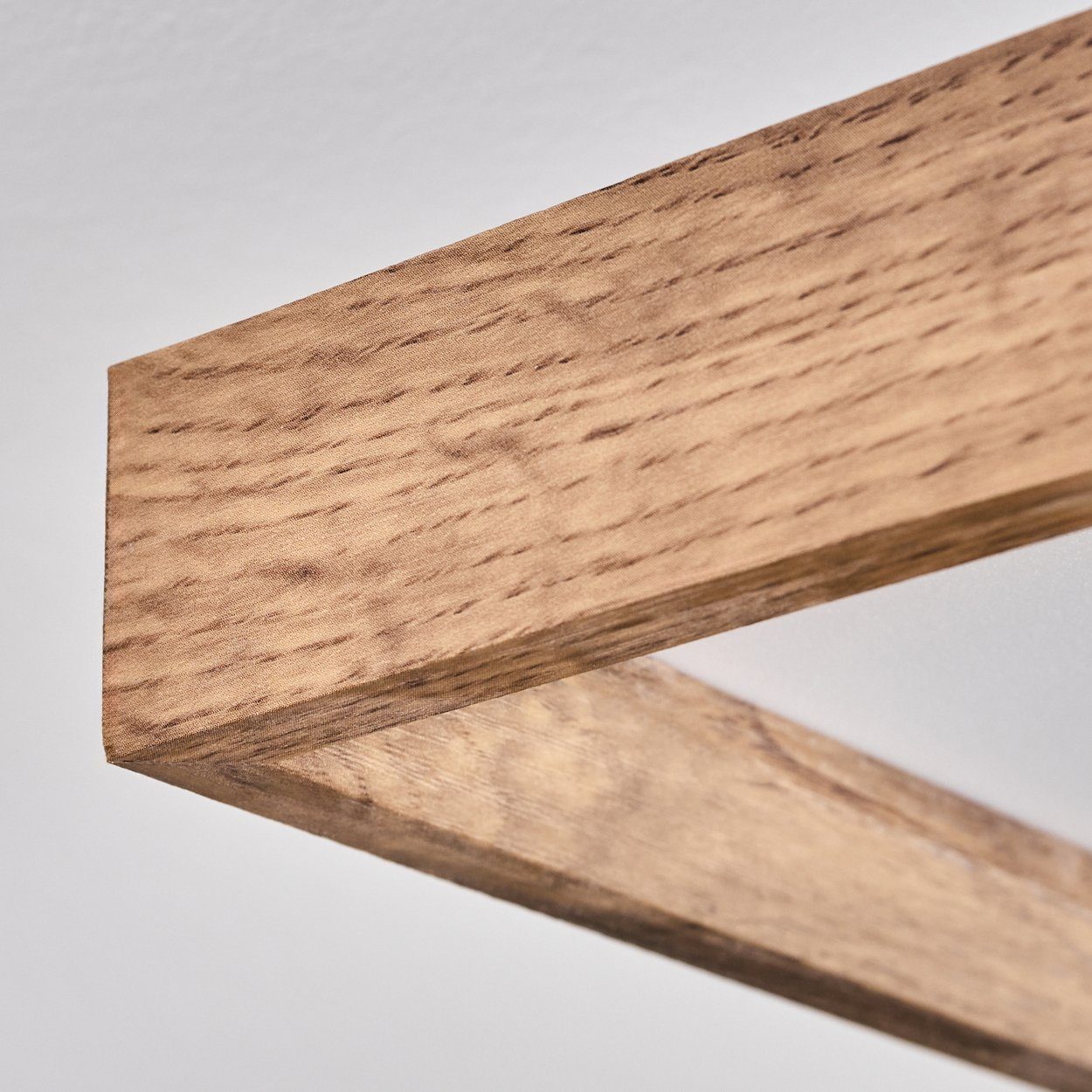 hofstein Deckenleuchte Deckenleuchte aus Metall/MDF/Kunststoff in Schwarz/Holzoptik/Weiß, LED fest integriert, 2700-6500 Kelvin, 220-2650 Lumen, dimmbar/Lichtfa – Bild 3 von 5