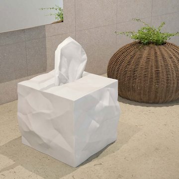 Klein & More Aufbewahrungsbox Essey Papiertücher-Box WIPY CUBE weiß