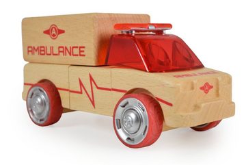 Moni Spielzeug-Auto Spielzeug Holzautos 3er Set, Mini 53106, ab 3 Jahre geeignet