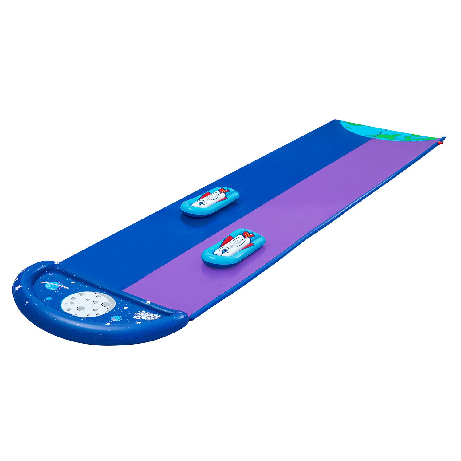 Bestway Wasserrutsche H2OGO!® 2-Personen-Rutsche Lunar Launch™ 488 x 138 cm