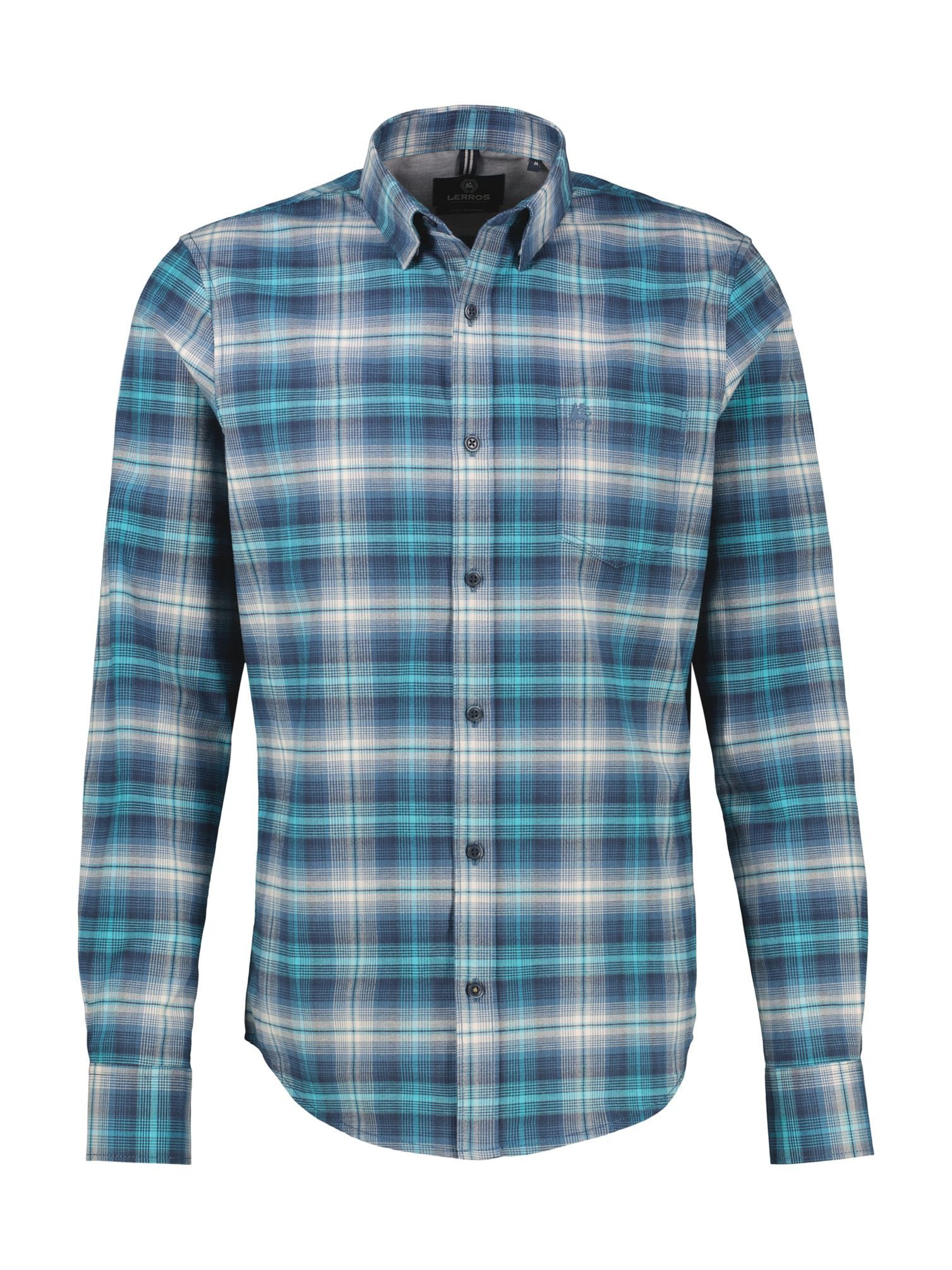 LERROS Kurzarmhemd 25O1483 regular fitUnder-Button-Down günstig online kaufen