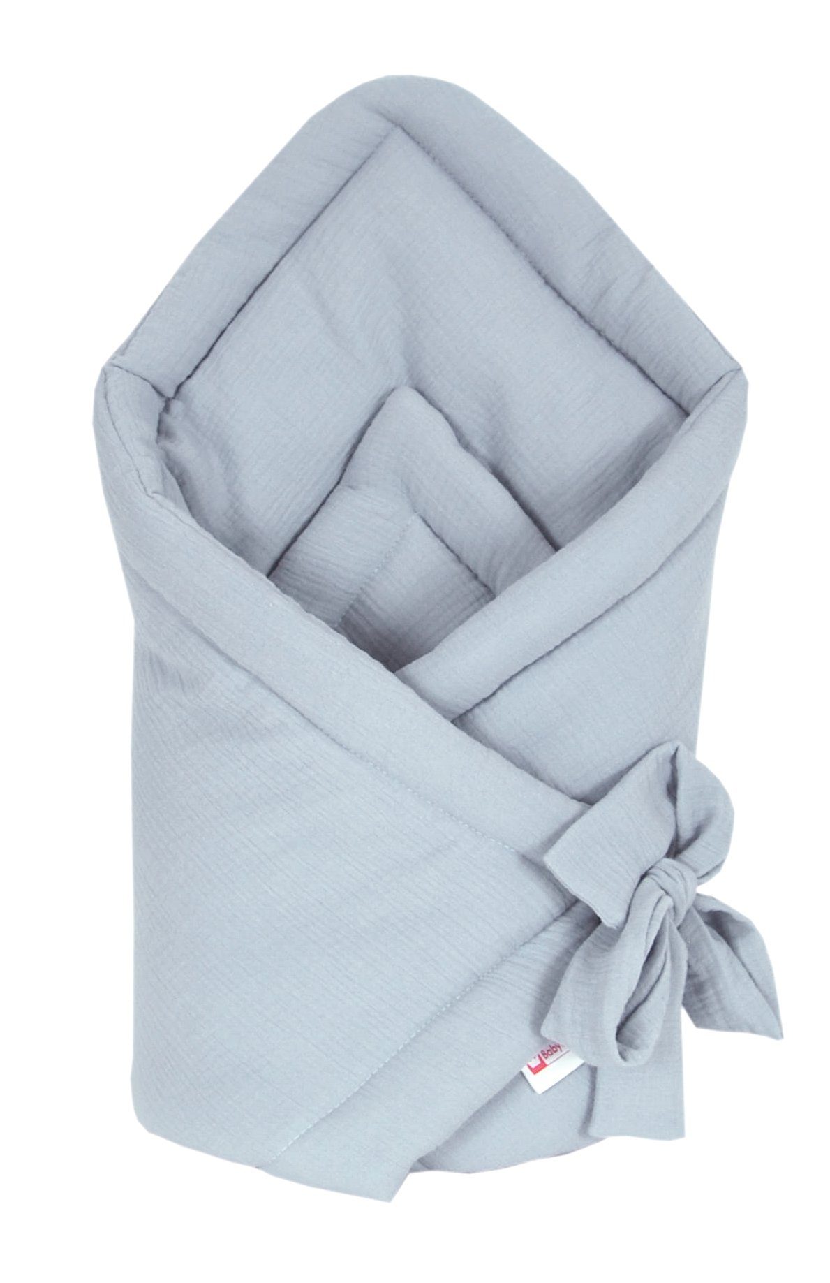 Einschlagdecke BABYLUX Einschlagdecke Musselin BABYHÖRNCHEN 75 x 75 cm Neugeborene