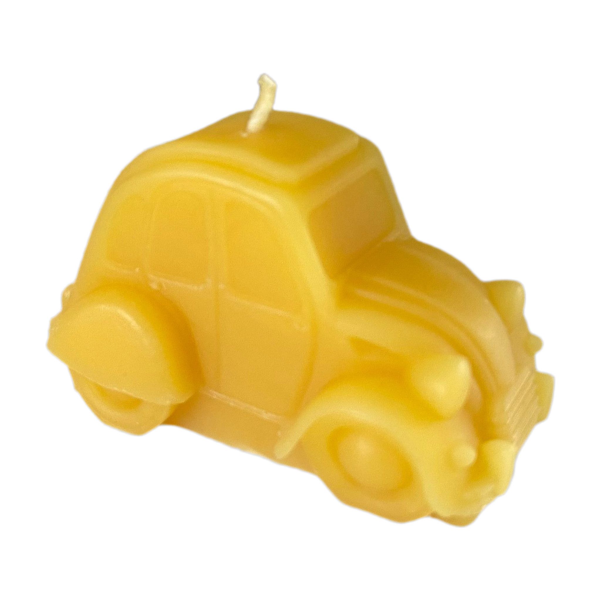 Aspinaworld Bienenwachskerze Ente Kerze 7 cm natur – mit Trittbrett (1-tlg)
